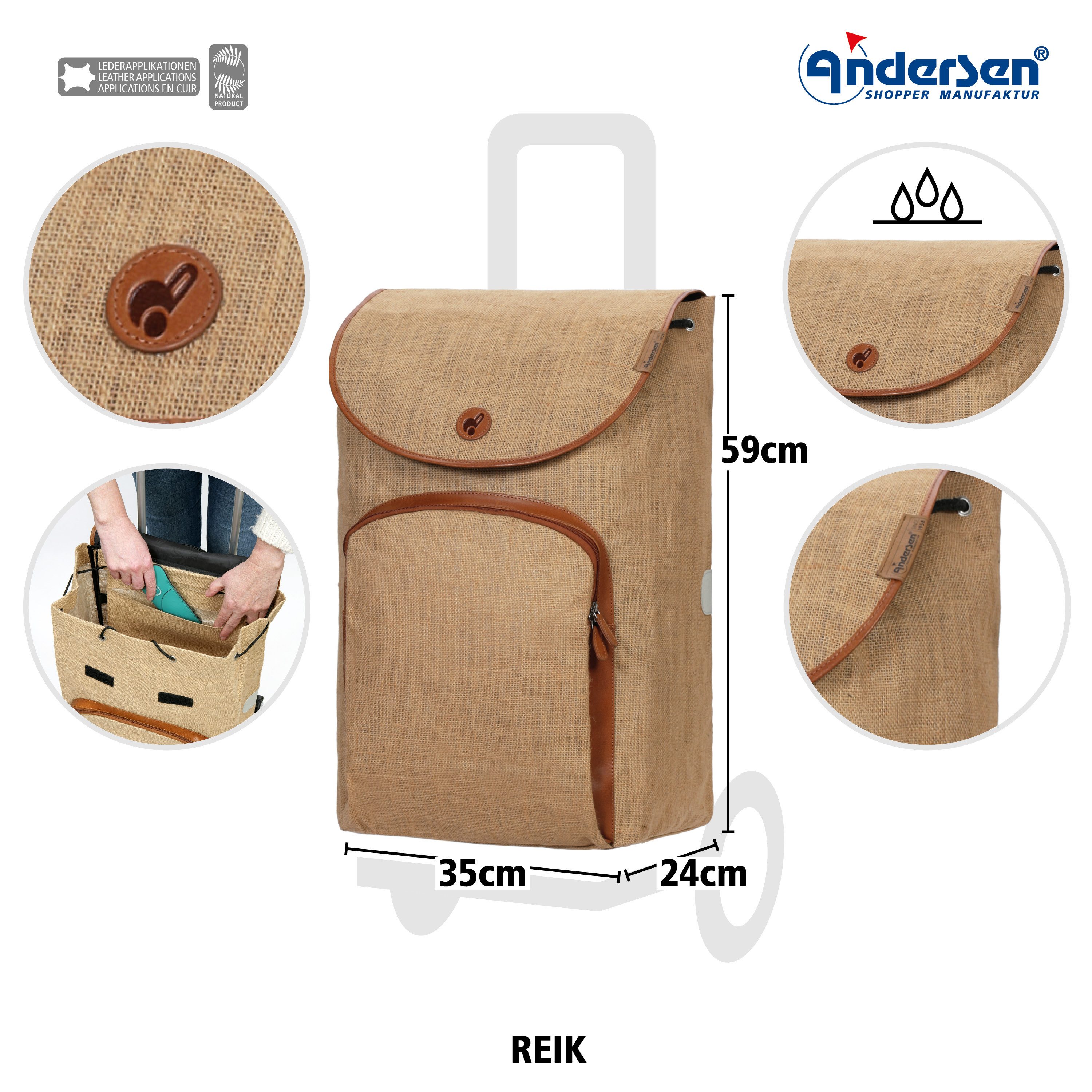 Andersen Einkaufstrolley Shopper Tasche Reik in günstig online kaufen