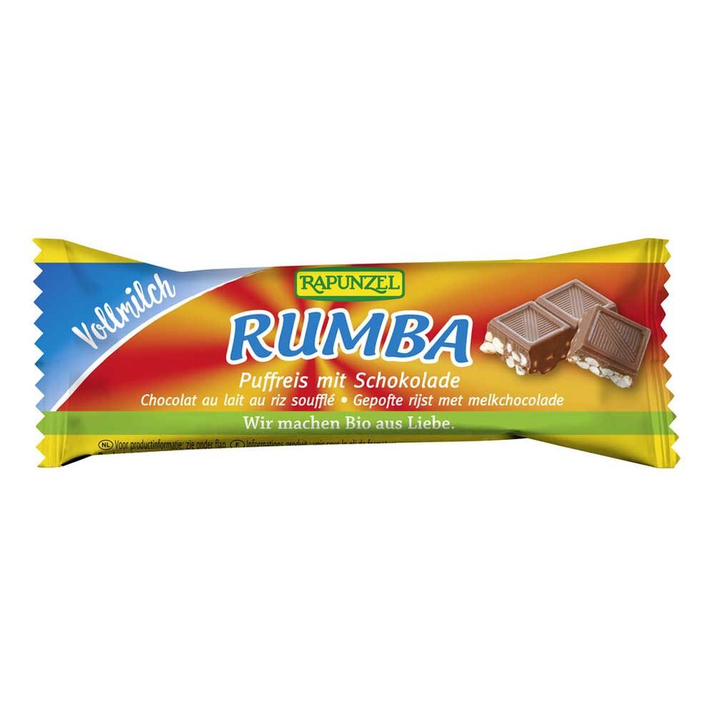 Rapunzel Süßigkeit Rumba - Puffreisriegel Vollmilch 21g