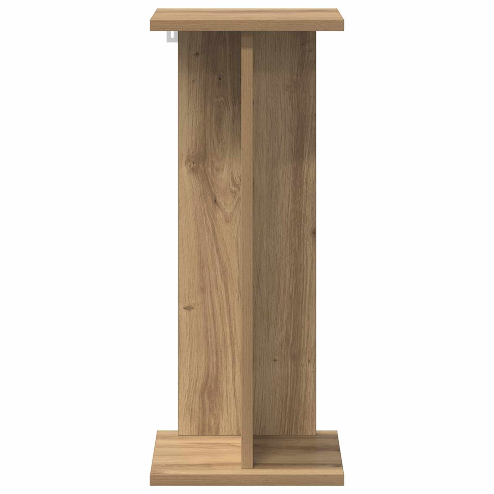vidaXL Blumenständer Pflanzenständer Artisan-Eiche 25 x 25,5 x 60,5 cm Holzwerkstoff (1 St) – Bild 5 von 5