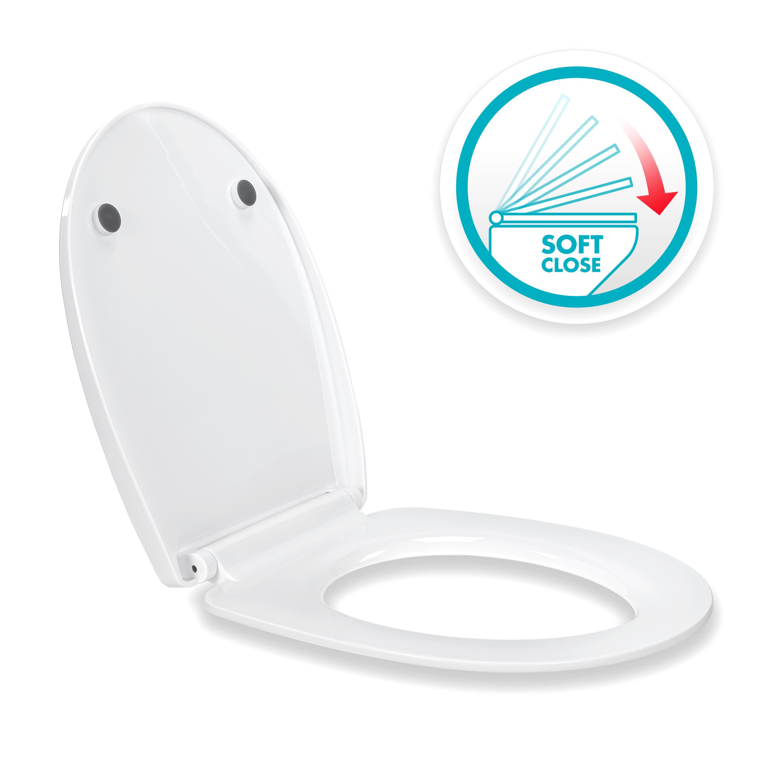 Sitzplatz WC-Sitz Thermoplast WC-Sitz mit Absenkautomatik, günstig online kaufen