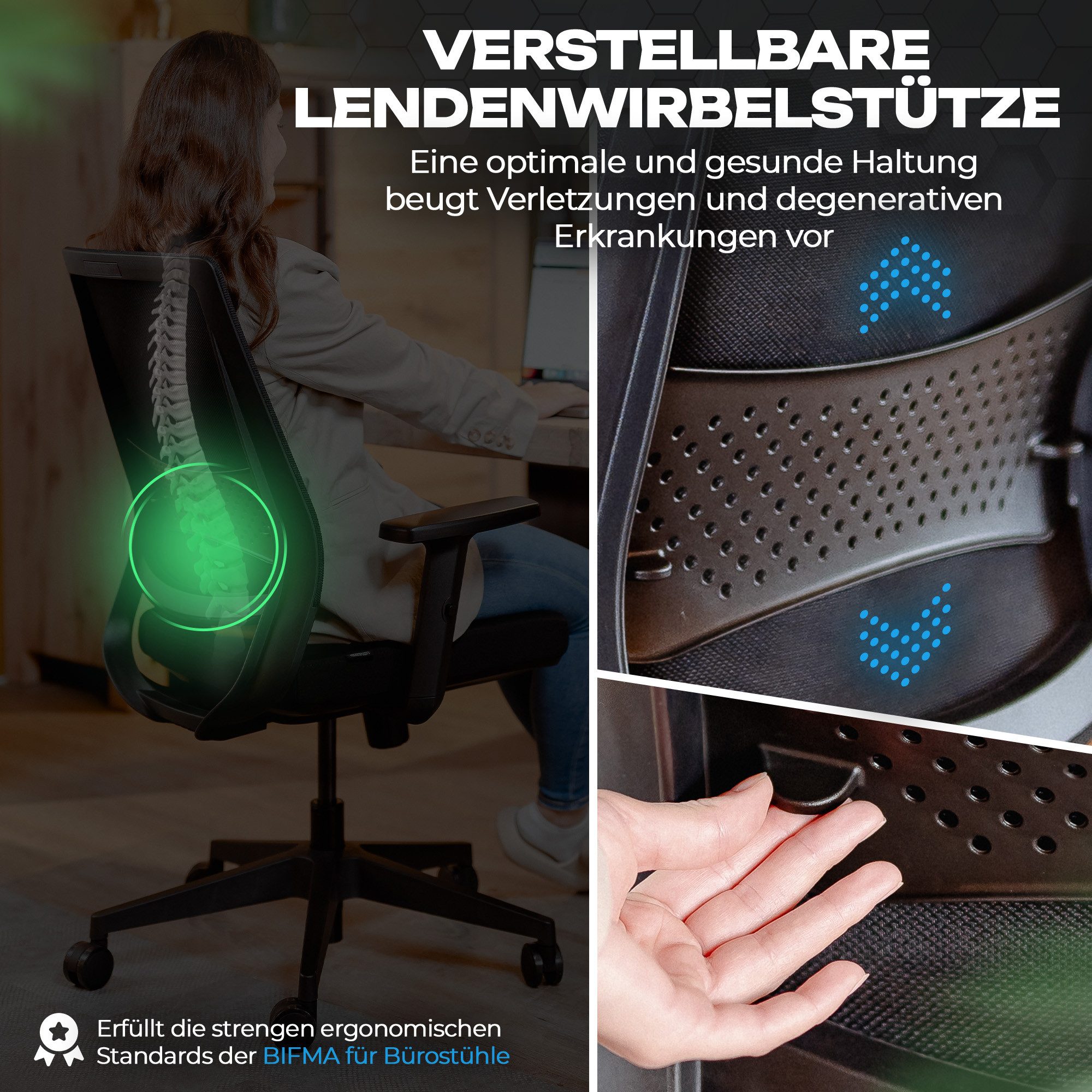VALKENSTOL Bürostuhl M2 Ergonomischer Bürostuhl 150 günstig online kaufen