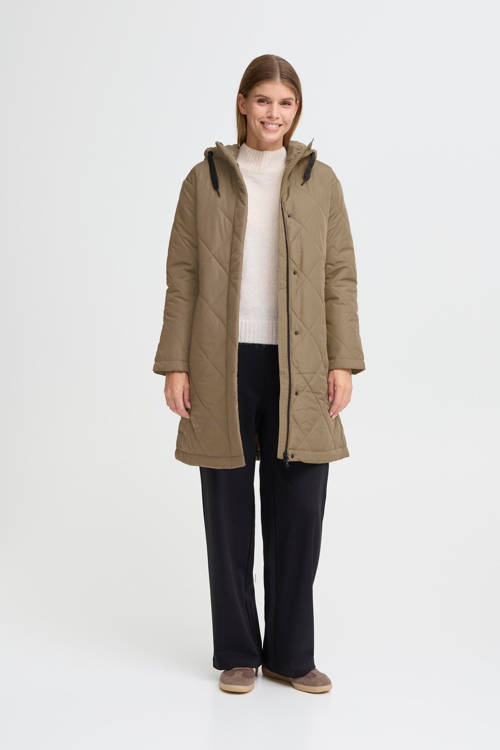 OXMO Steppjacke OXBelis Modische lange jacke