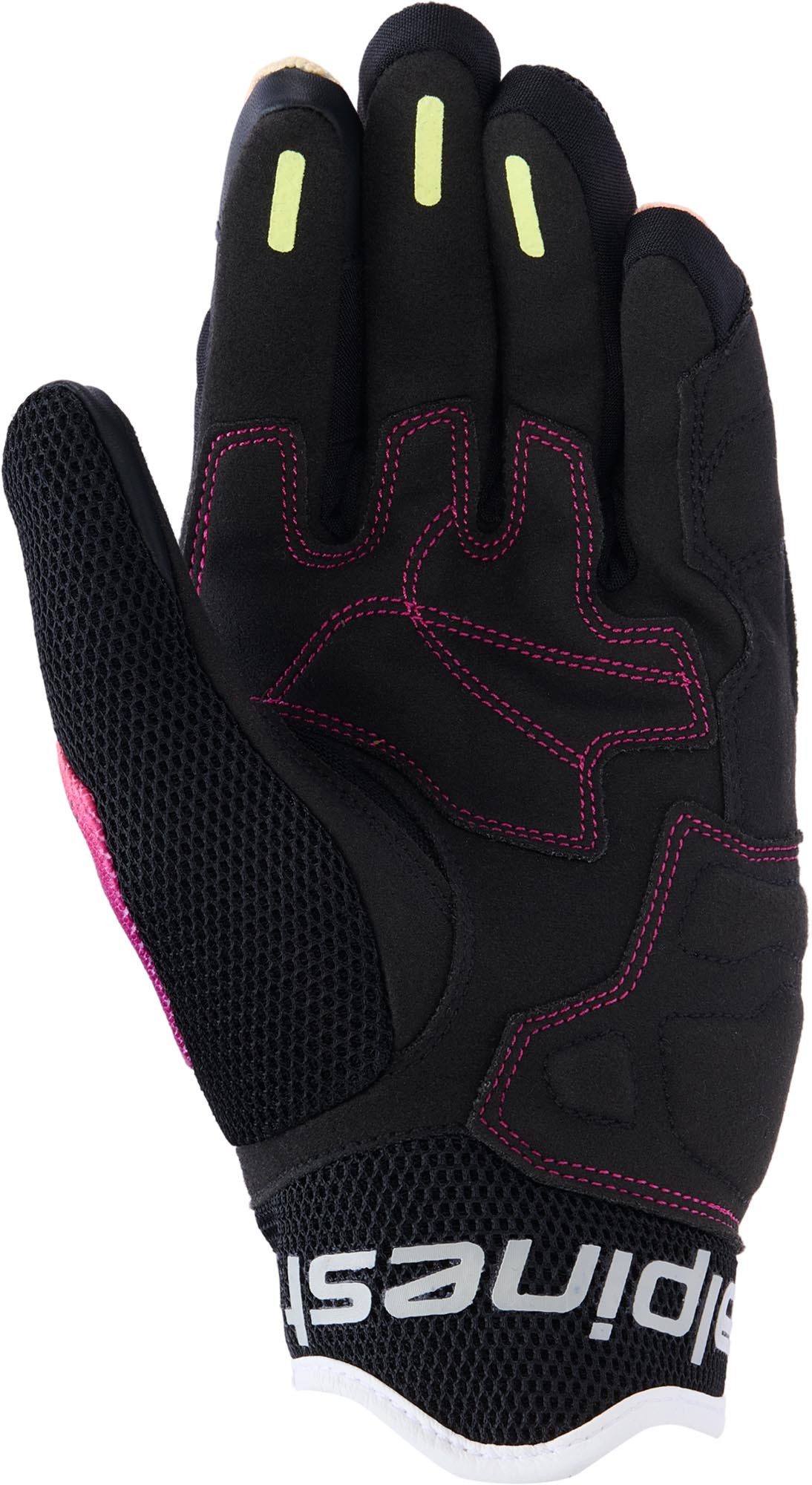 Alpinestars Motorradhandschuhe Stella Mogress Airflow Damen-Motorradhandschuhe perforiert,kurze Stulpe,Touchscreenbedienung möglich
