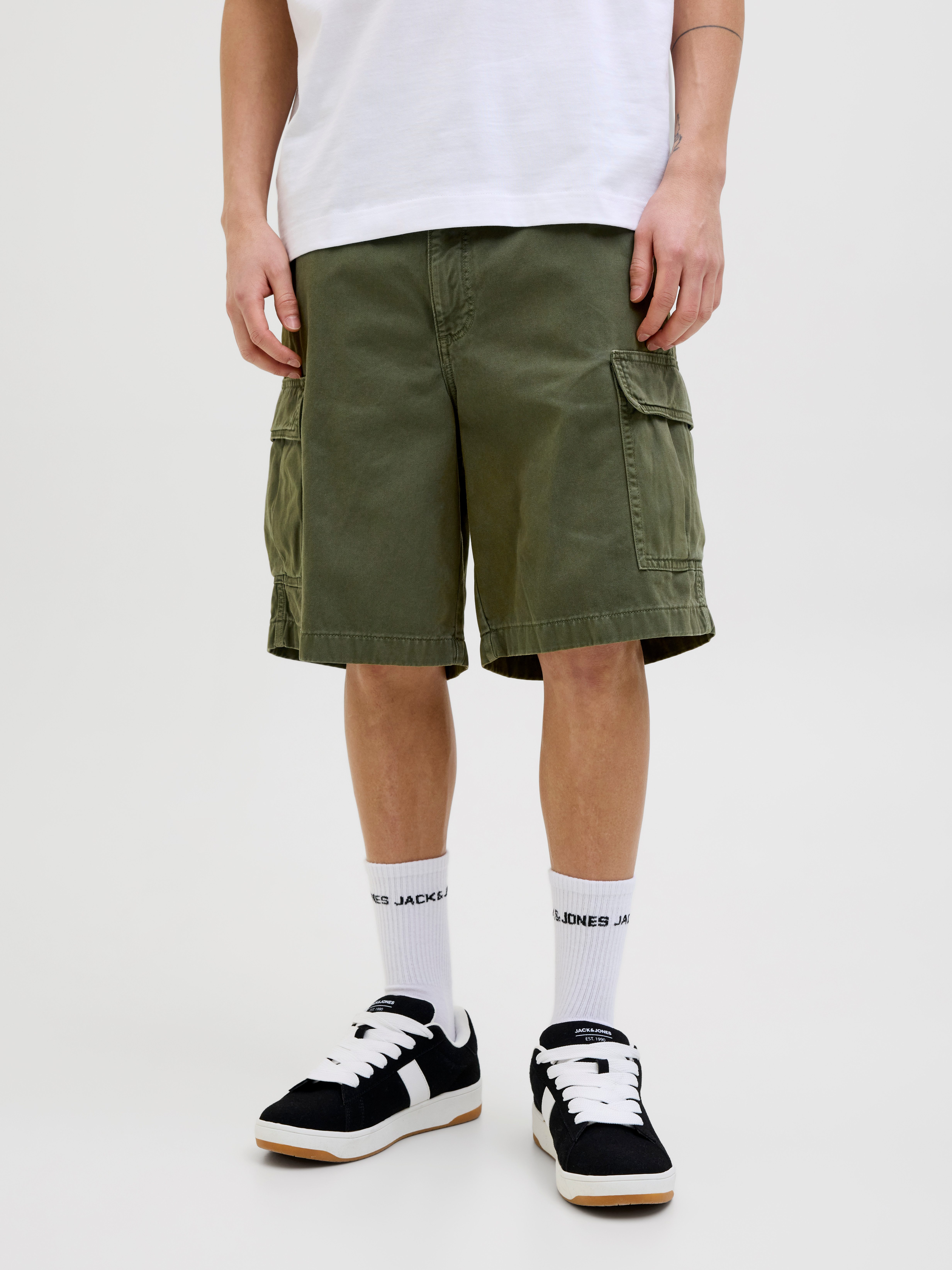 Jack & Jones Cargoshorts JPSTKARL AVERY CARGO SHORTS LNG günstig online kaufen
