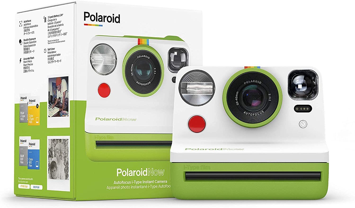Sofortbildkamera - NOW Polaroid Sofortbildkamera Grün
