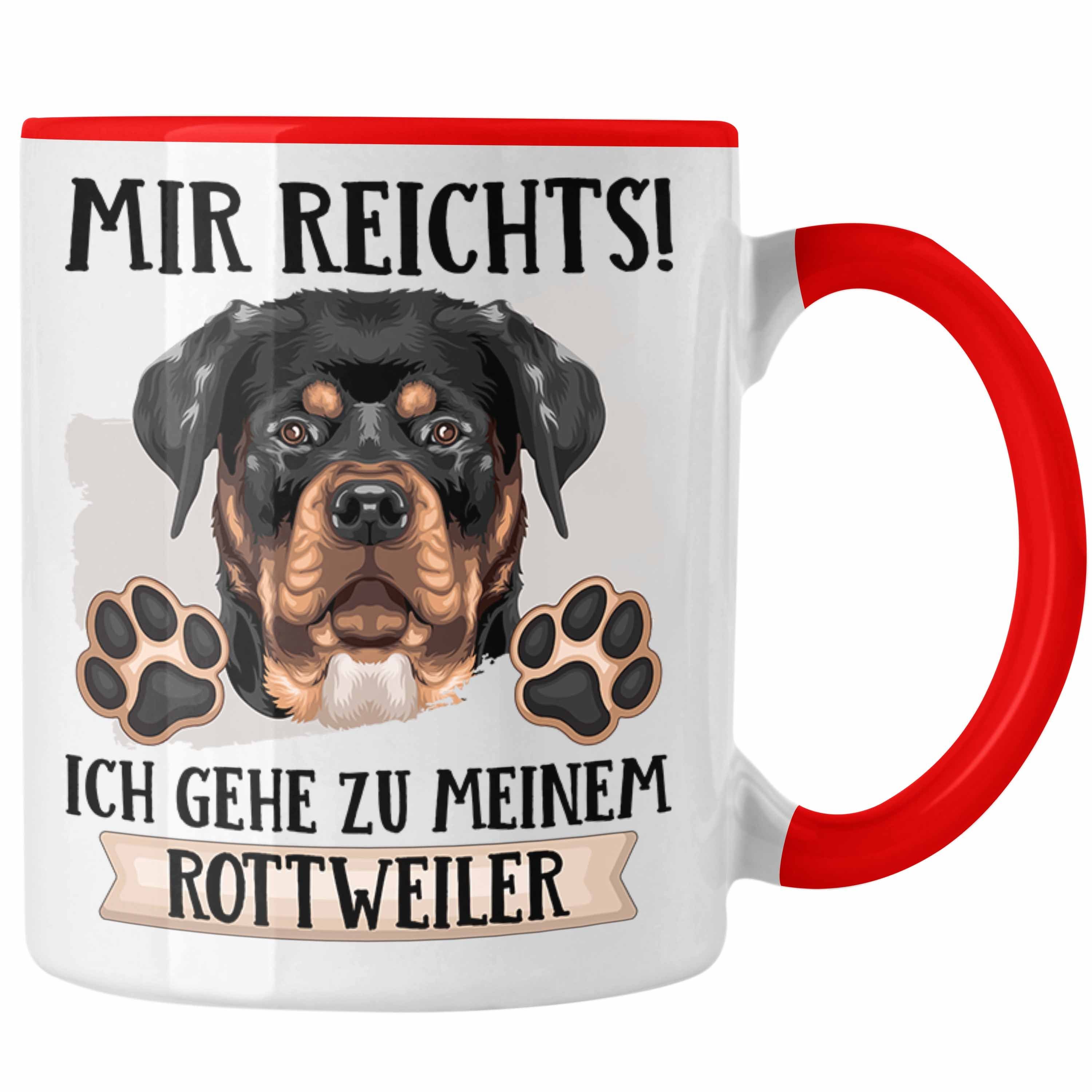 Trendation Tasse Spruch Geschenk Tasse Mir Besitzer Lustiger Re Rottweiler Geschenkidee