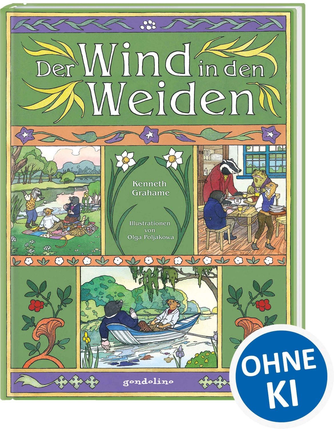Der Wind in den Weiden / Kenneth Grahame, Bilderbuchklassiker zum Vorlesen für Kinder ab 4 Jahren