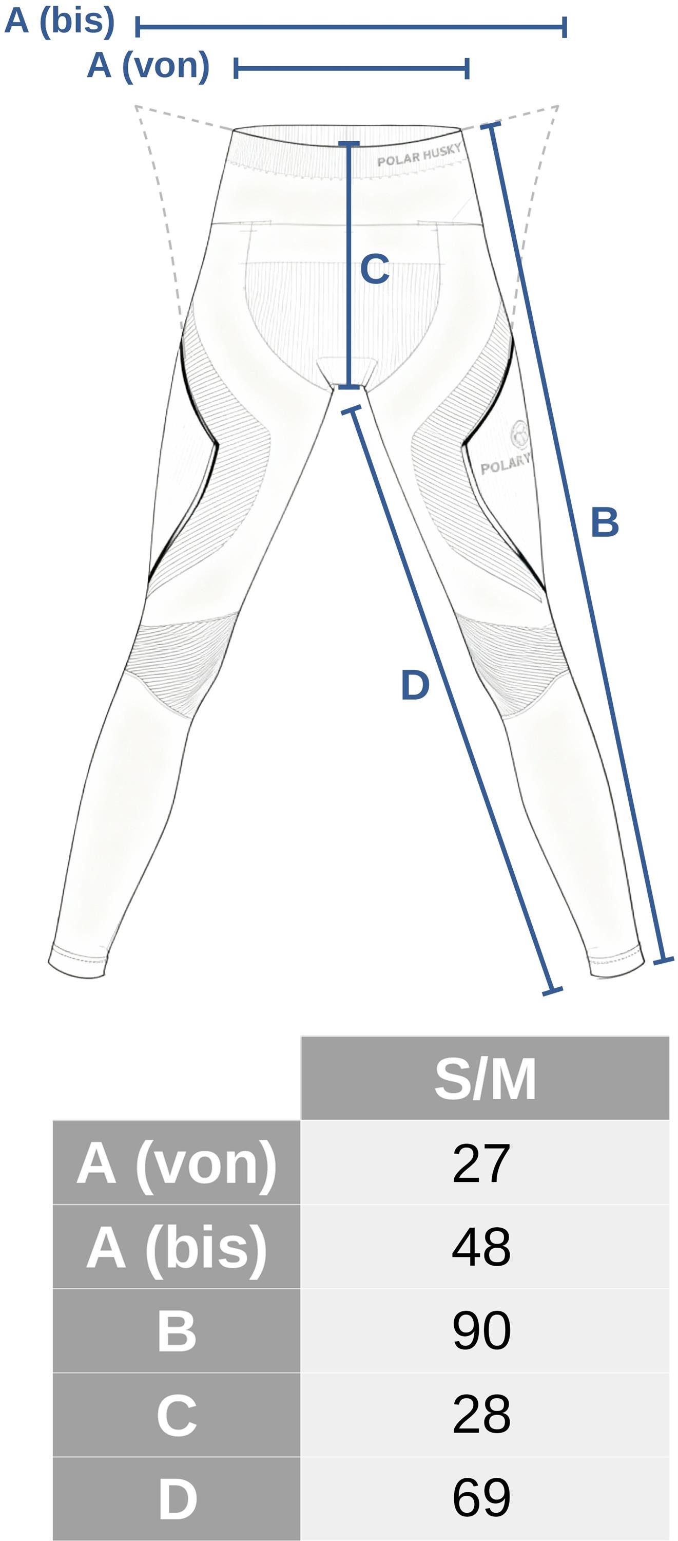 normani Thermounterhose 2 x Thermounterhose Lange Skiunterwäsche für Damen Thermohose für Frauen