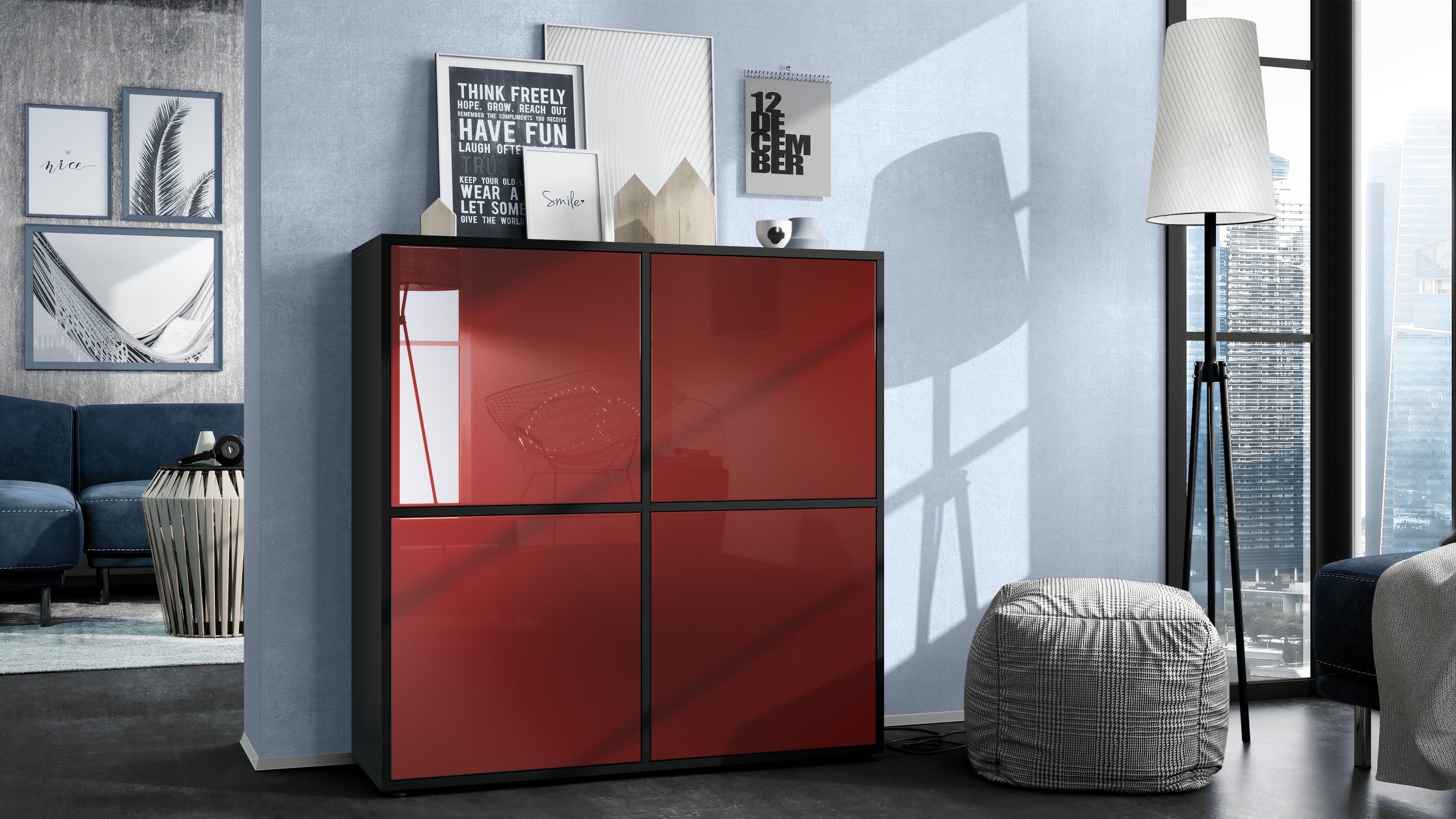 Vladon Highboard Cuba V2 (Schrank, 104 günstig online kaufen