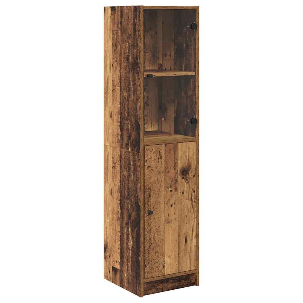vidaXL Highboard Highboard Altholz 35 x 37 x 142 cm Holzwerkstoff (1 St)