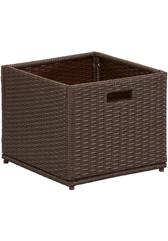 MERXX Конткейнер 46x39x49 cm Polyrattan brau...