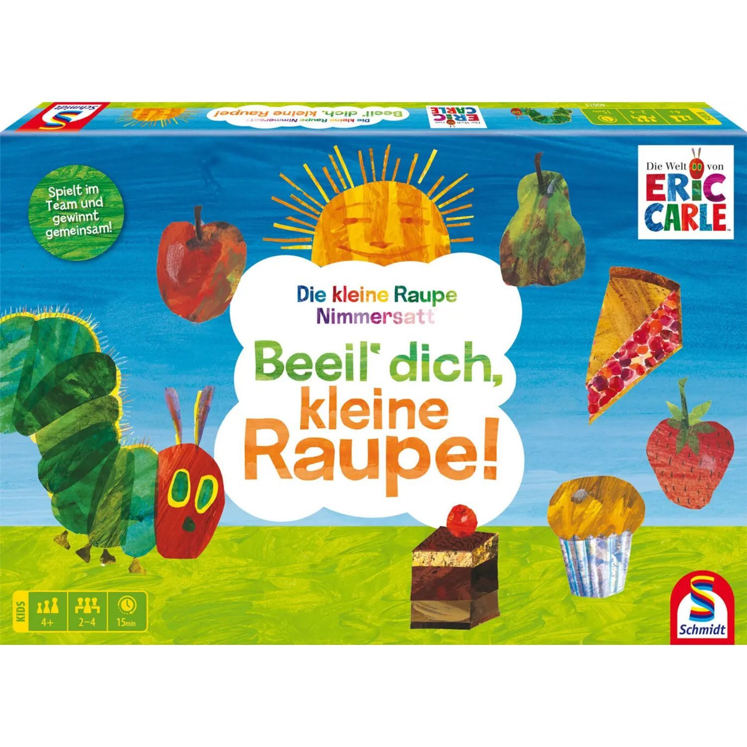 Schmidt Spiele Spiel Die kleine Raupe Nimmersatt, Beeil dich, kleine Raupe!