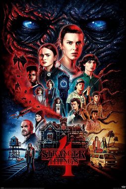 Close Up Poster Stranger Things Poster 3erSet Season 4 61 x 91,5 cm