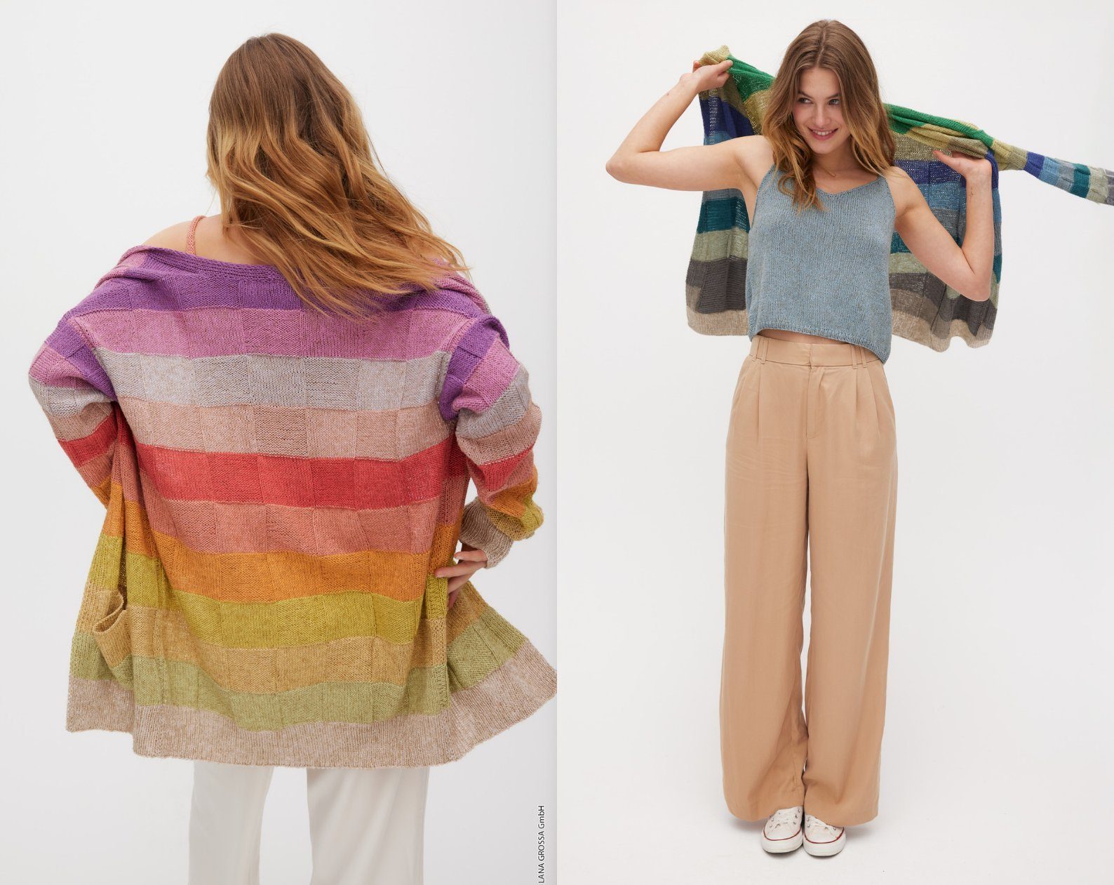LANA GROSSA DIVERSA Häkelwolle, 210 m (leichtes Baumwoll-Mischgarn mit zartem Mélange-Effekt), 50 g