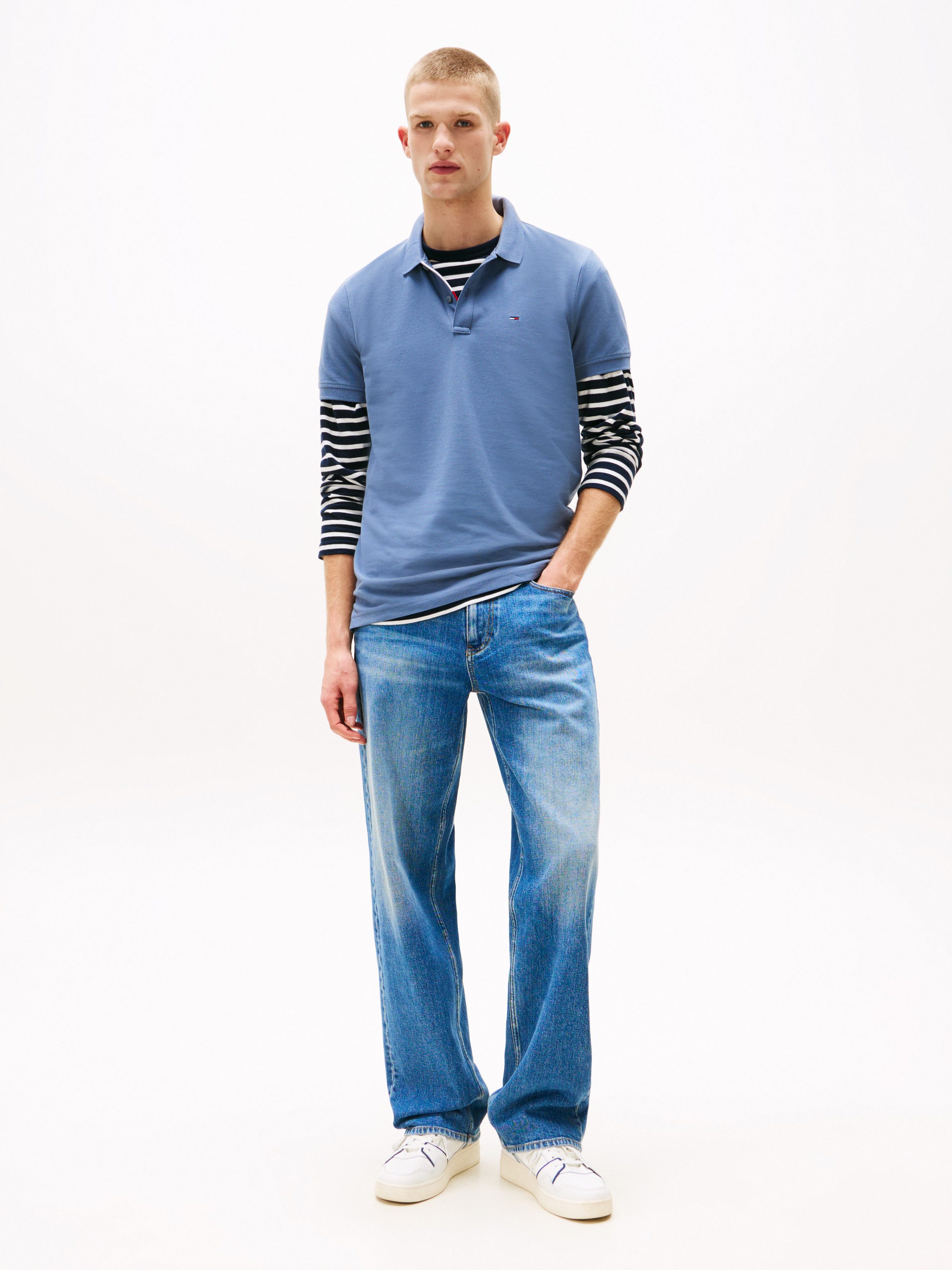 Tommy Jeans Poloshirt TJM SLIM PLACKET POLO EXT günstig online kaufen