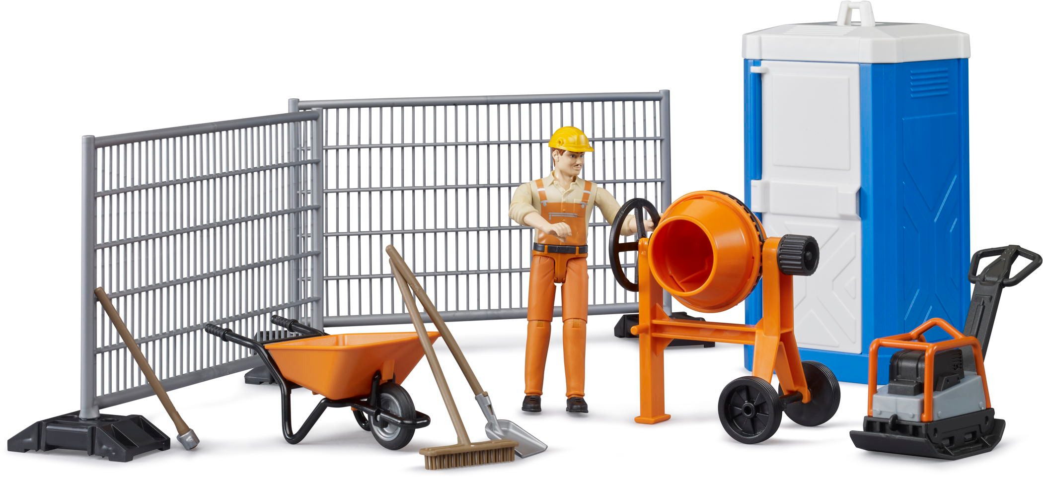 Bruder® Spielzeug-Auto Zubehör bworld Baustelle bworld Baustellenset 62008 günstig online kaufen