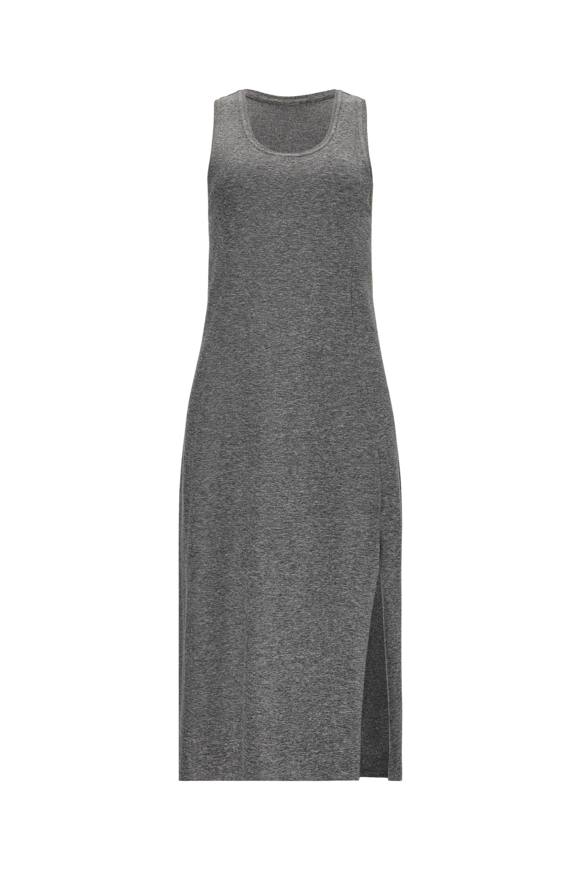 Fabletics Shirtkleid CLOUD JERSEY MIDI DRESS (1-tlg) mit Schlitzdetail