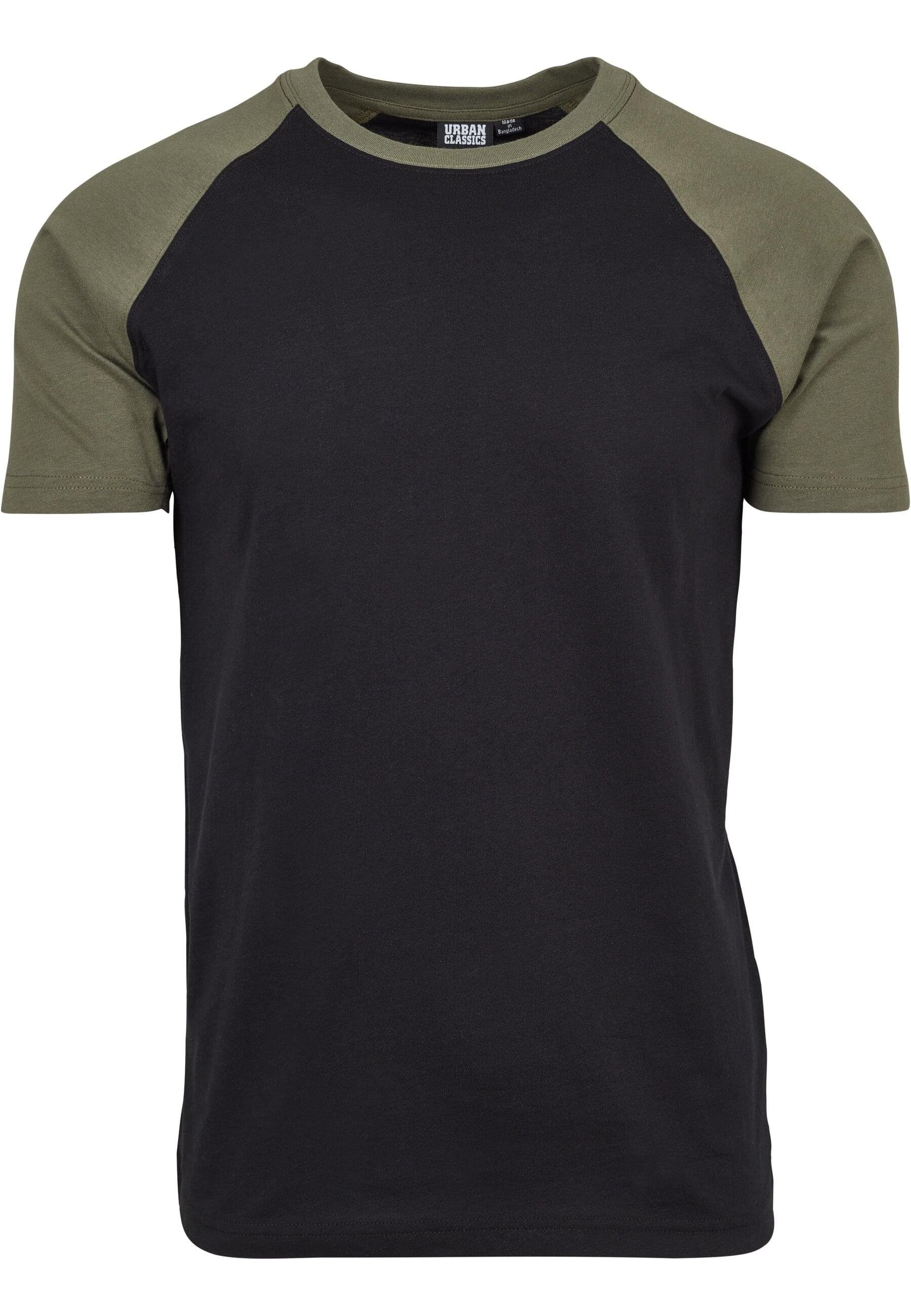 URBAN CLASSICS T-Shirt Urban Classics Herren Raglan Contrast Tee (1-tlg)