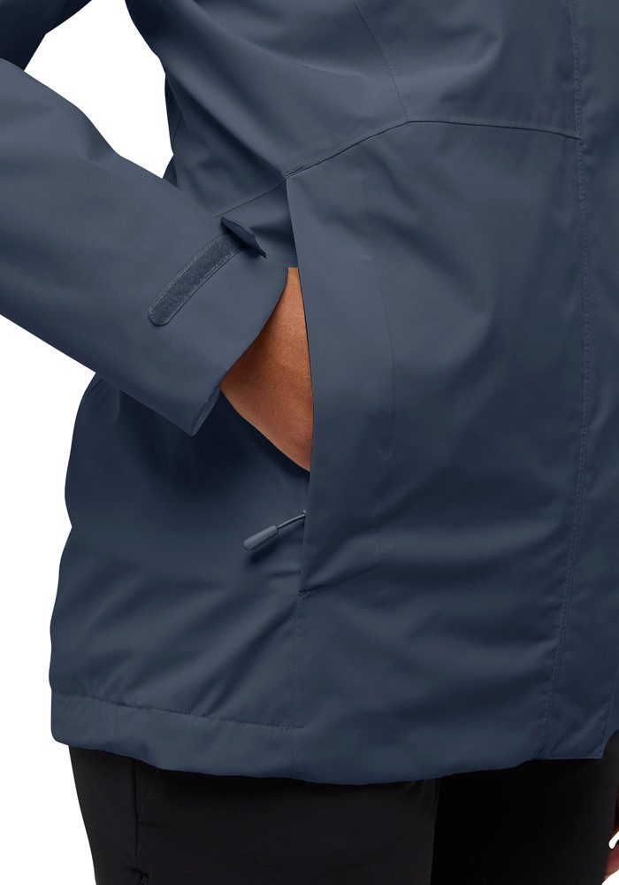 Jack Wolfskin 3-in-1-Funktionsjacke ROTWAND 3IN1 JKT W 3-in-1 Jacke, warm, wasserdicht und winddicht