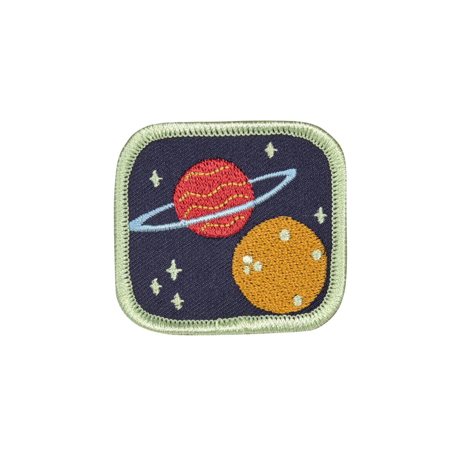 LÄSSIG Schulranzen Lässig Anhänger & Patches - Schul Set, Unique Weltraum