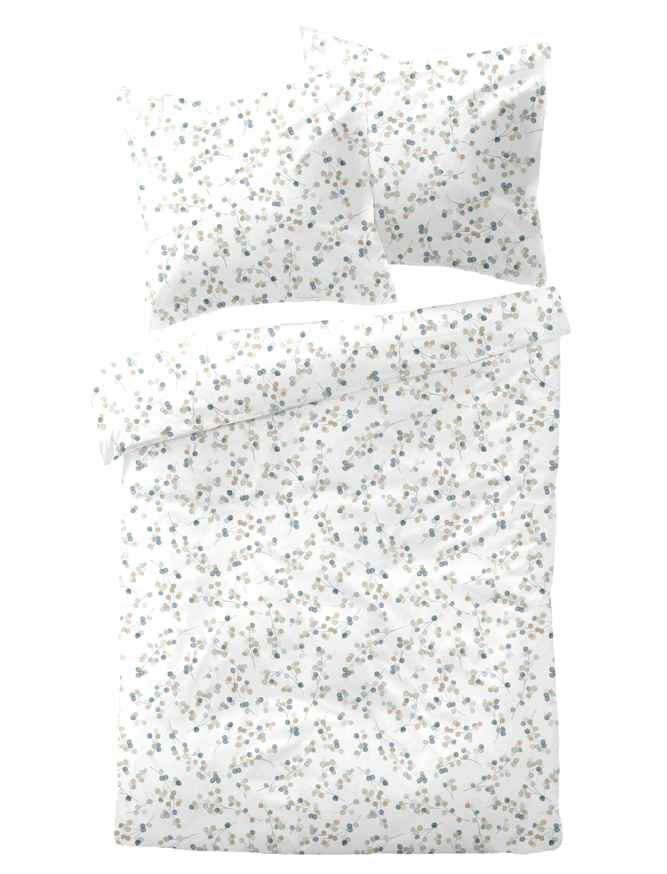 Dormisette Постельное белье Постельное белье Mako-Satin, 100% Baumwolle, 2 teilig, 60° Wäsche