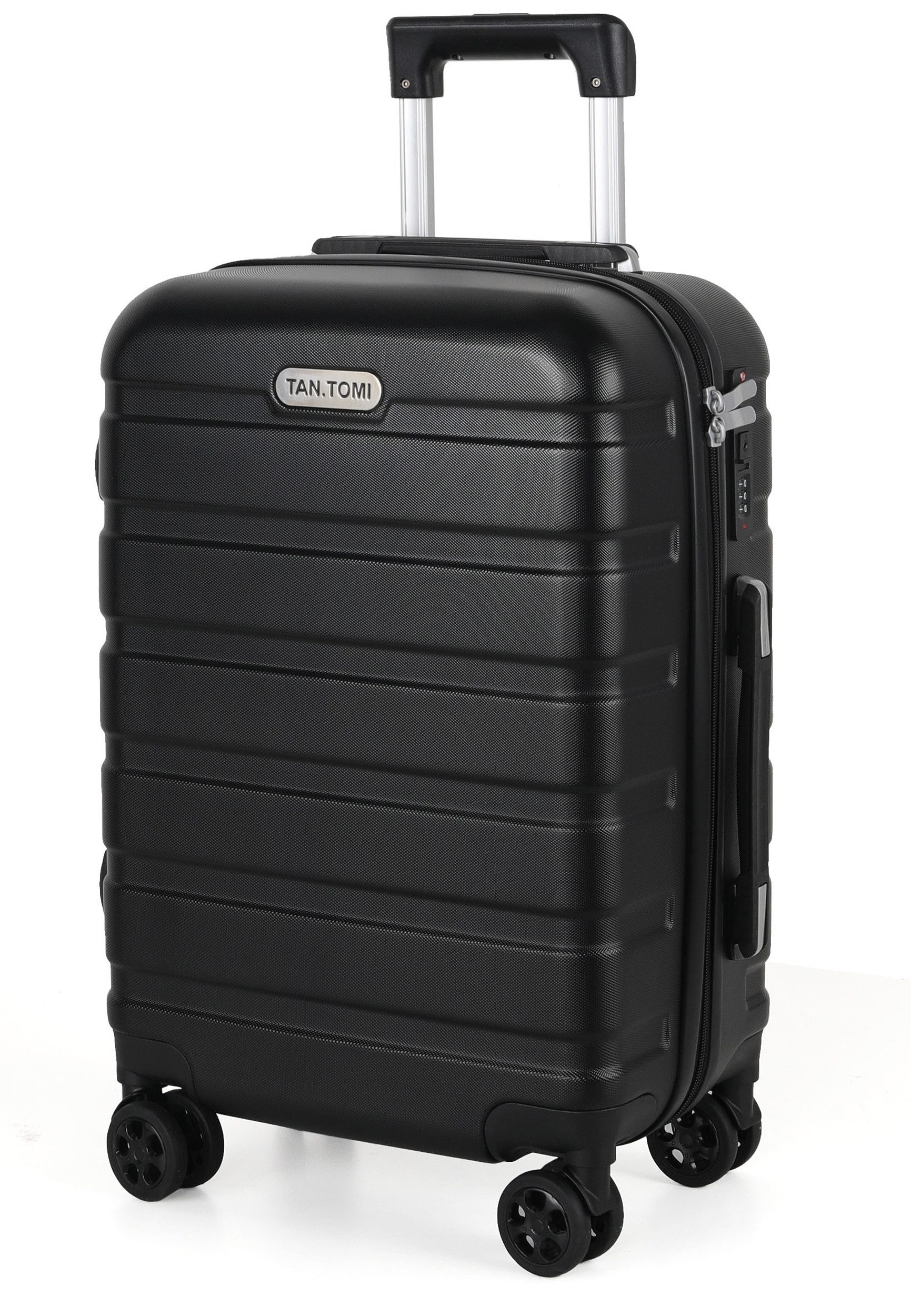 TAN.TOMI Handgepäckkoffer S/M/L/Set Koffer Hartschale Leicht Reisekoffer ABS Geräumig Haltbar, Trolley Handgepäck Große Kapazität