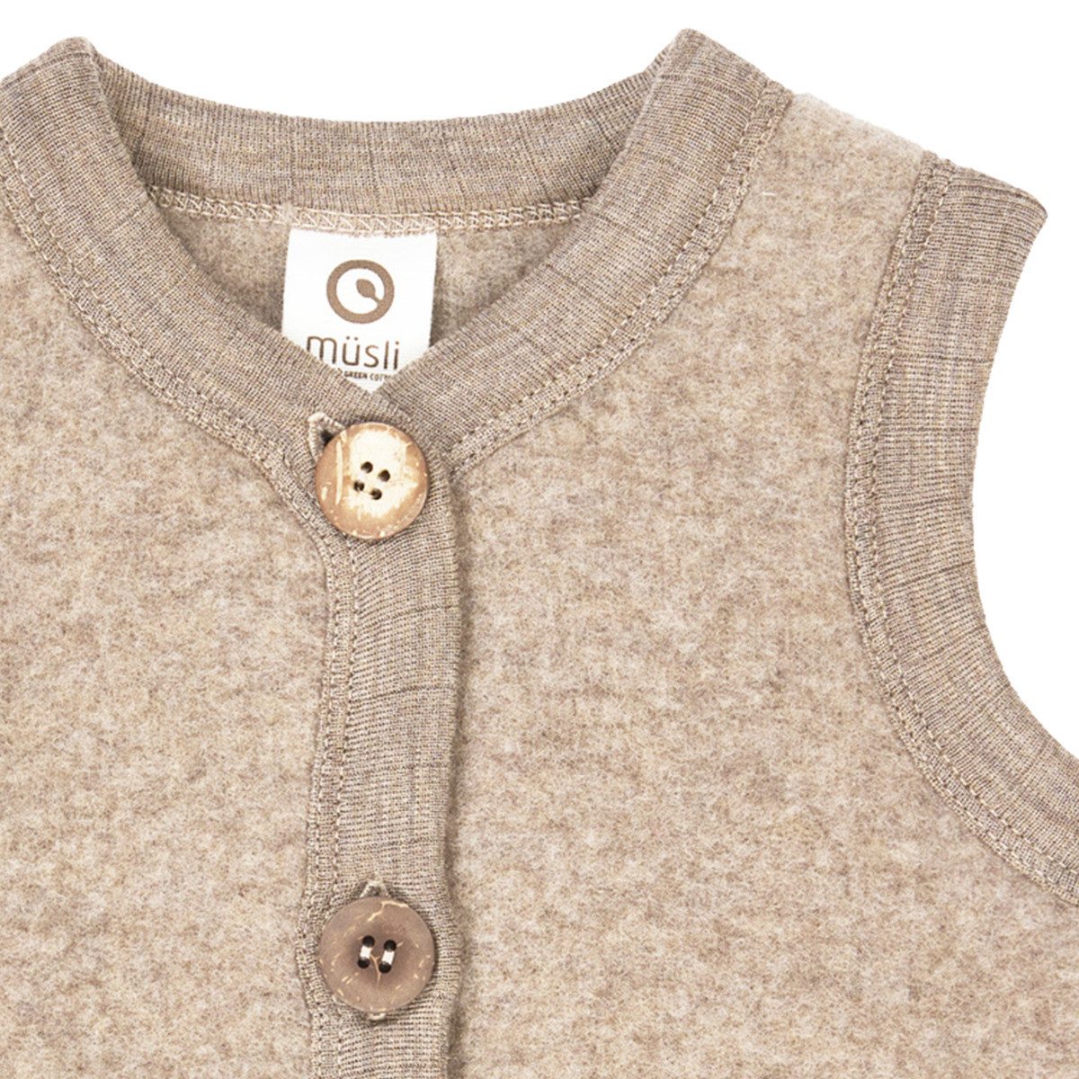 Müsli Fleeceweste 1542005600 Unisex Kinder Babyweste, Vest, ärmellos, Funktionsweste, Strickweste
