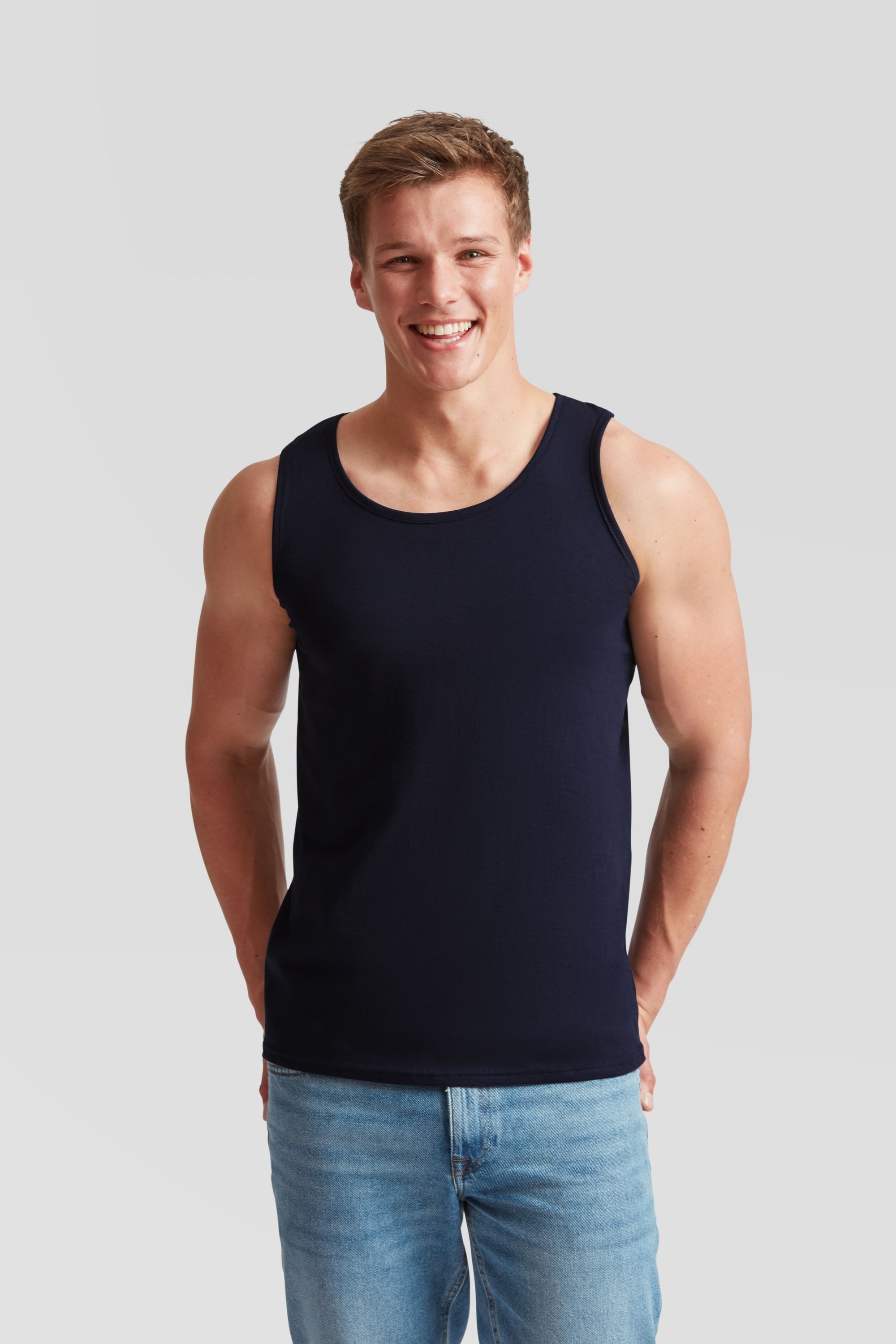 Fruit of the Loom Rundhalsshirt Fruit of the Loom Valueweight Athletic Vest – Bild 3 von 5
