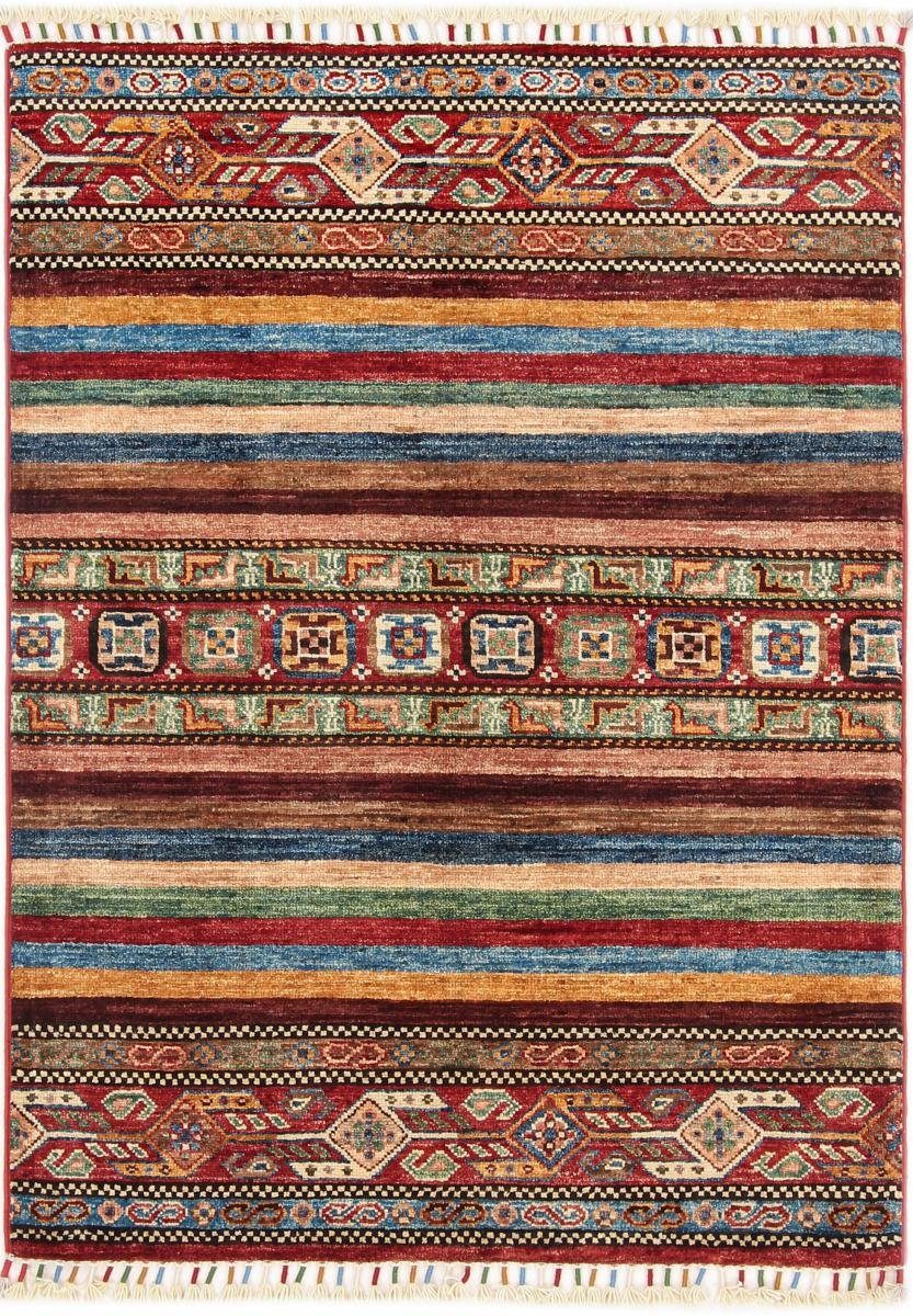 Orientteppich Arijana Shaal 88x118 Handgeknüpfter Orientteppich, Nain Trading, rechteckig, Höhe: 5 mm
