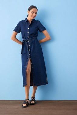 Next Midikleid Denim-Hemdkleid in Midilänge (1-tlg)