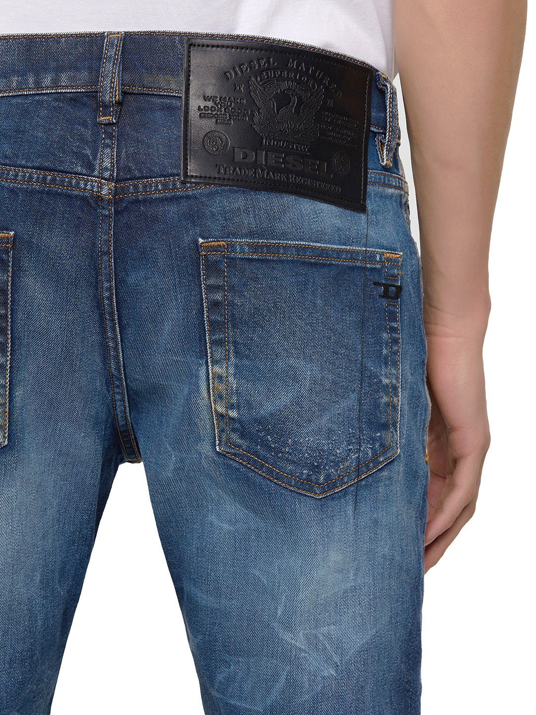 009NT Slim-fit-Jeans - D-Strukt Dirty Diesel Handgefertigter Länge:30 - Look