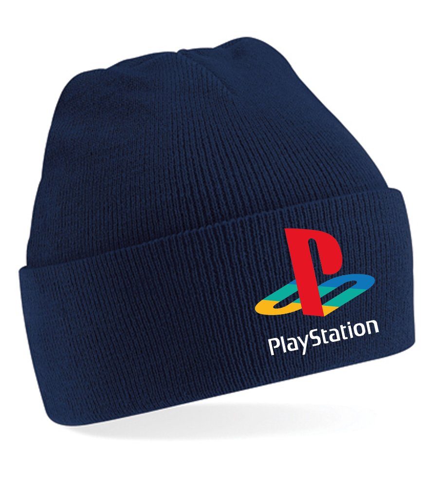 Blondie & Brownie Beanie Unisex Erwachsenen Mütze Playstation Konsole Gaming Beanie Unisex Playstation Gaming Konsole Strickmütze Erwachsene