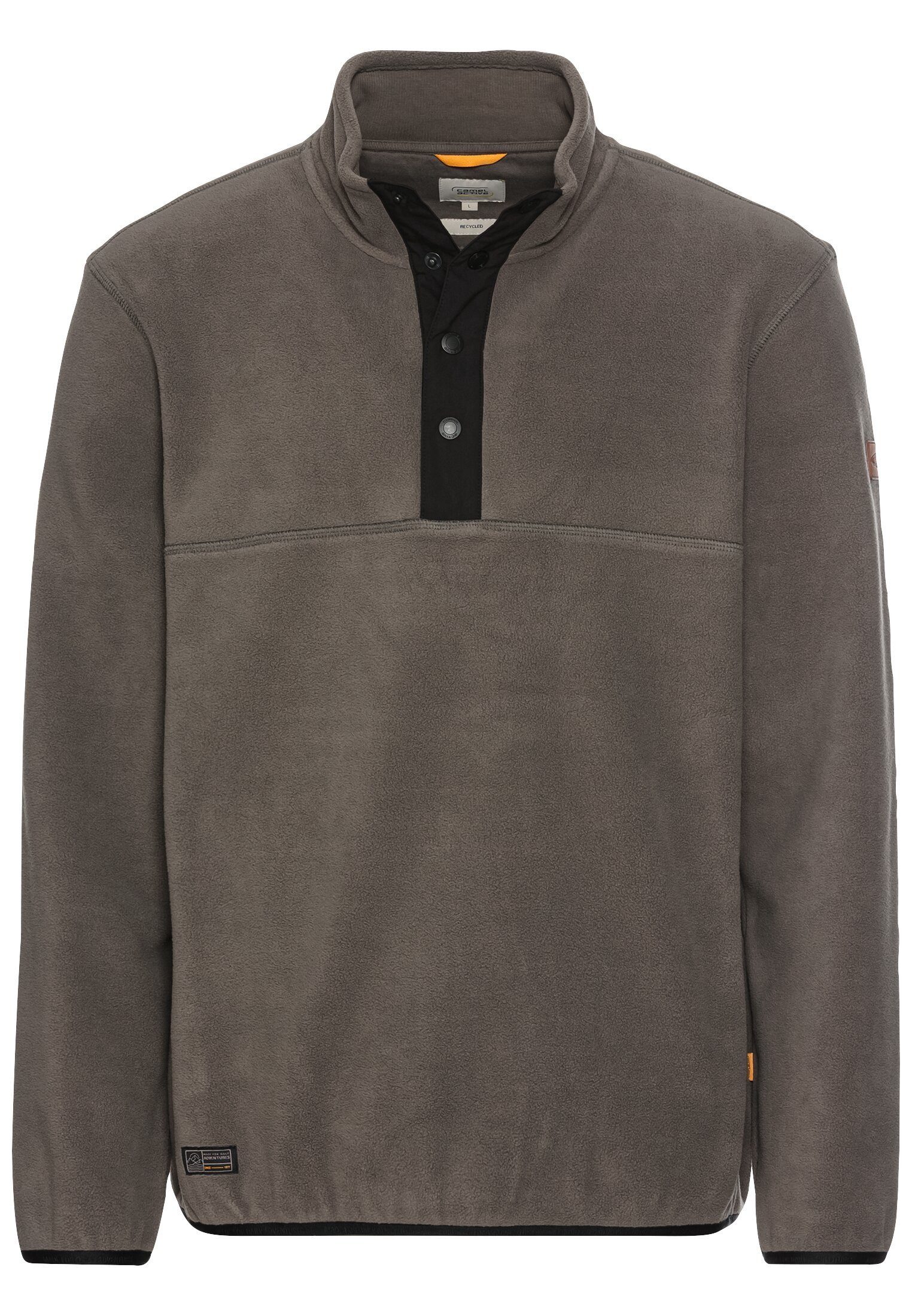 camel active Fleecepullover Fleece Troyer aus günstig online kaufen