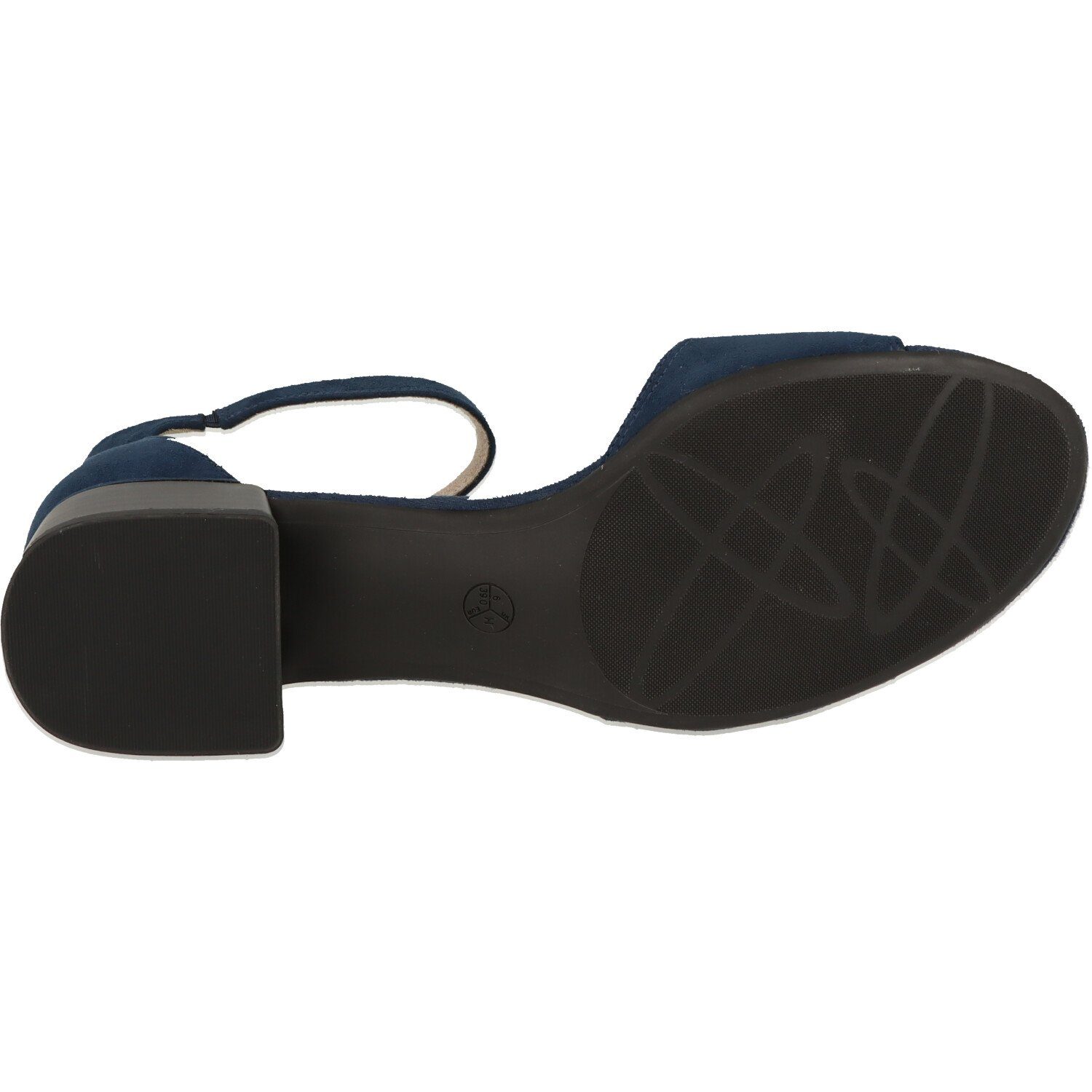 Jana Damen Schuhe Sandalette Navy Absatzsandalen Komfort H-Weite 8-28261-20