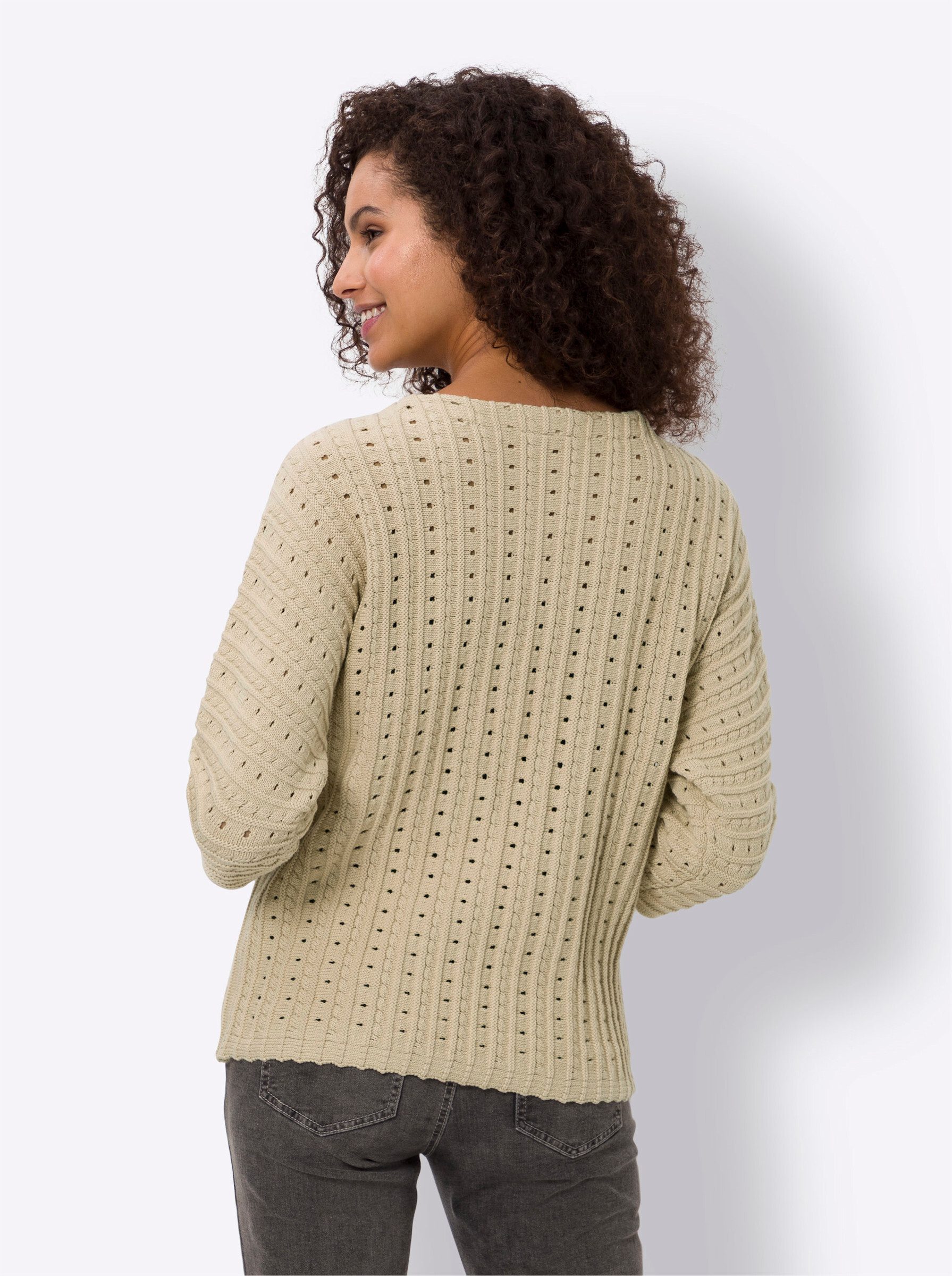 heine Strickpullover Ajourpullover günstig online kaufen