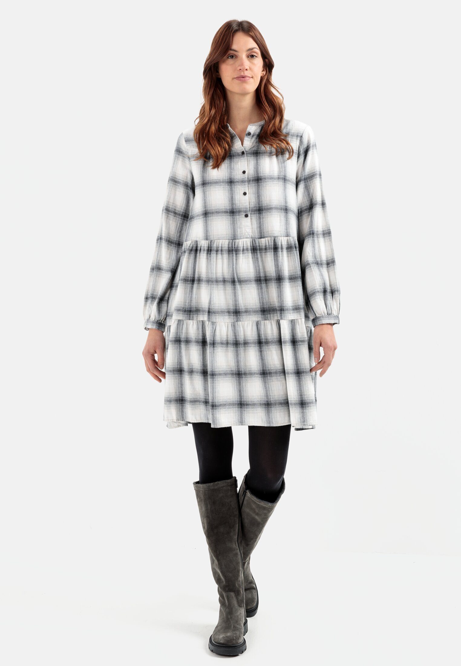 camel active Blusenkleid aus Baumwolle (1-tlg)