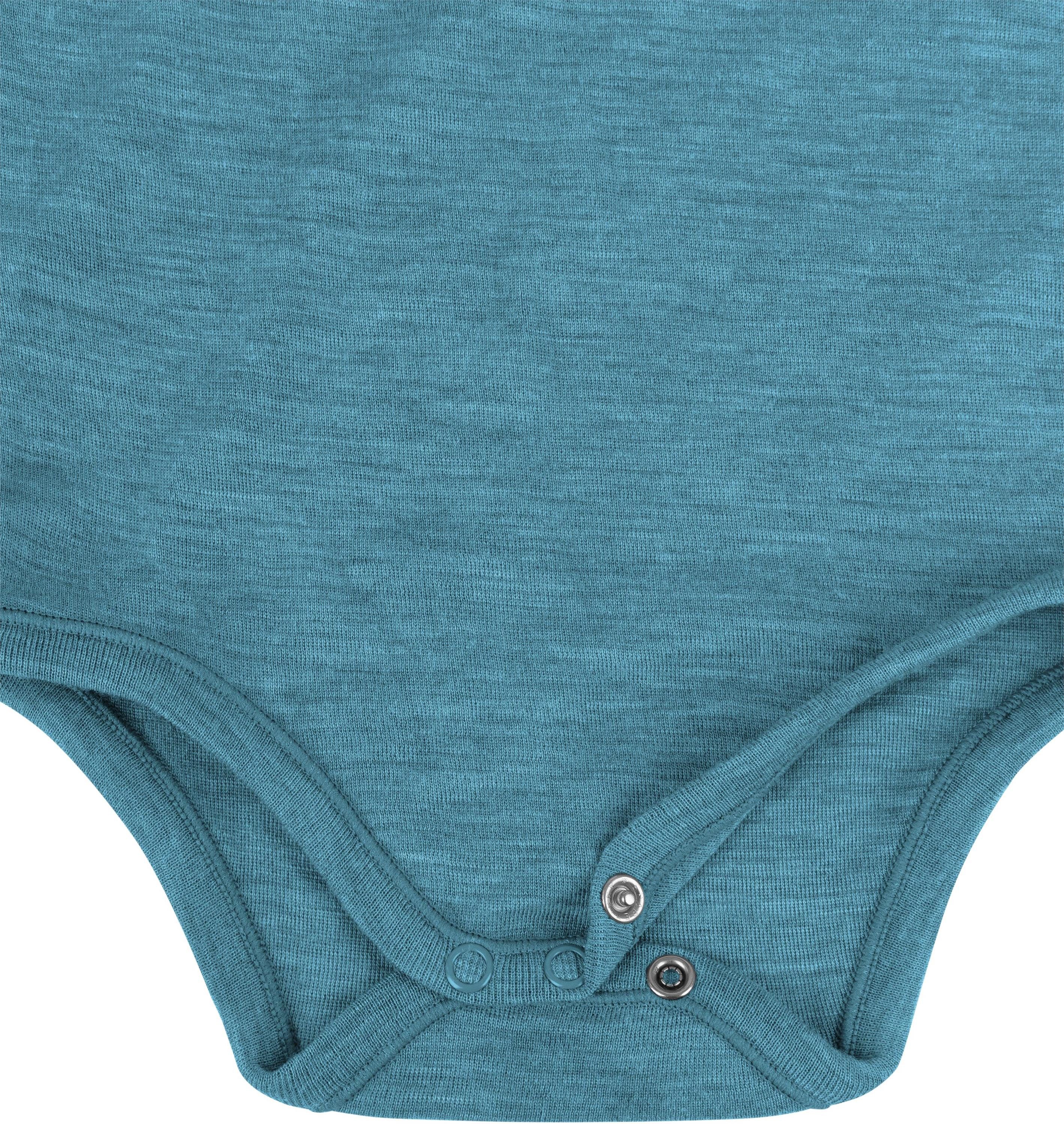 normani Langarmwickelbody Baby Merino Body Langarm Auckland Langarm Body mit Umschlag - Strampler Einteiler aus 100 % Merinowolle