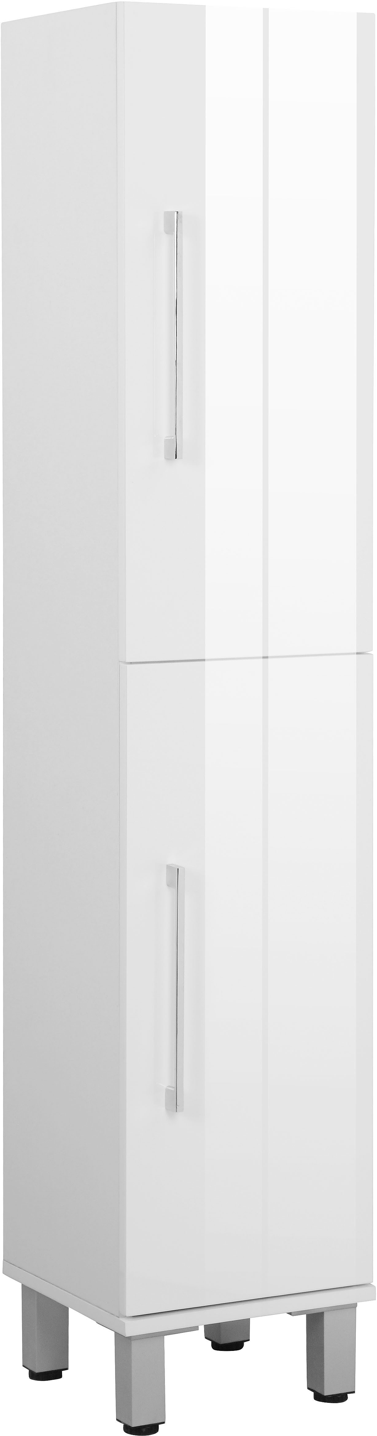 welltime Hochschrank Florenz Breite 30cm,Badezimmerschrank,Badschrank,2 Türen