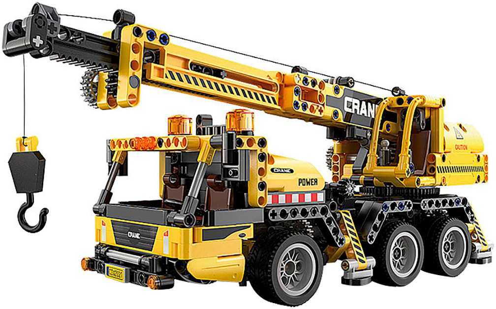 Jamara CaDA, Bricks, Mobilkran (402886) Konstruktions-Spielset, (658 St)