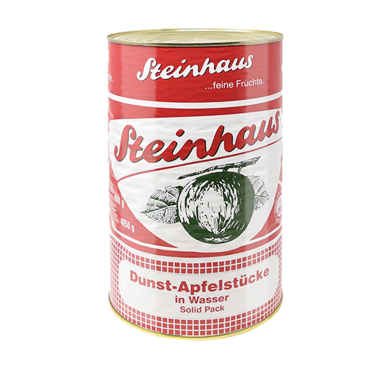 Steinhaus Obstkonserve, Steinhaus Dunst Apfelstücke feine Früchte in Wasser eingelegt 4650ml