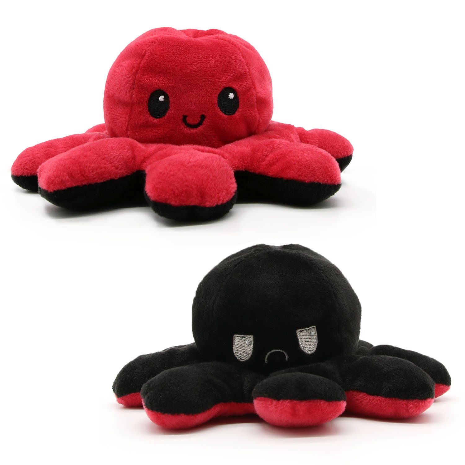 soma Kuscheltier XXL Oktopus 30cm rot schwarz Kuscheltier, Super