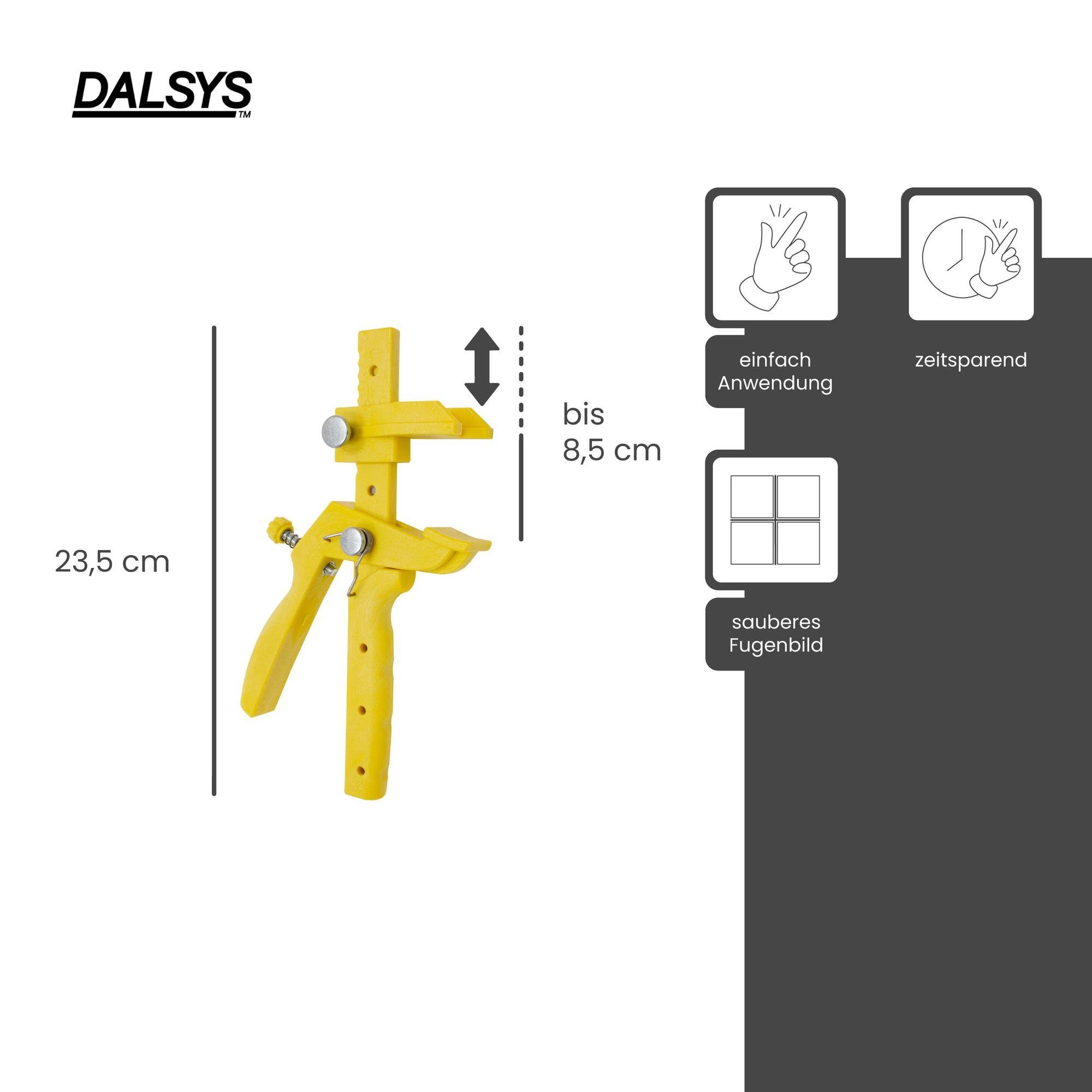 Dalsys Nivelliersystem für Fliesen enthält (Nivellierzange, günstig online kaufen