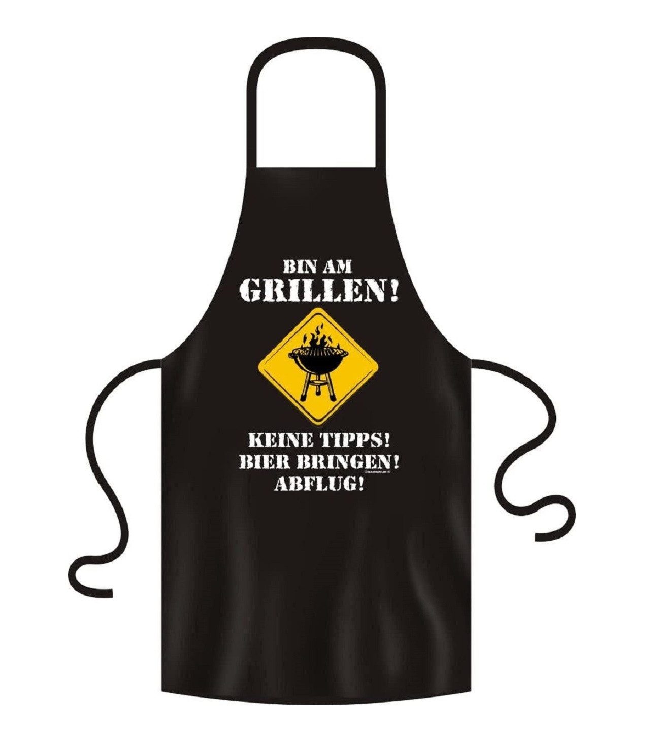 RAHMENLOS® Grillschürze Grillschürze "Bin am Grillen! günstig online kaufen