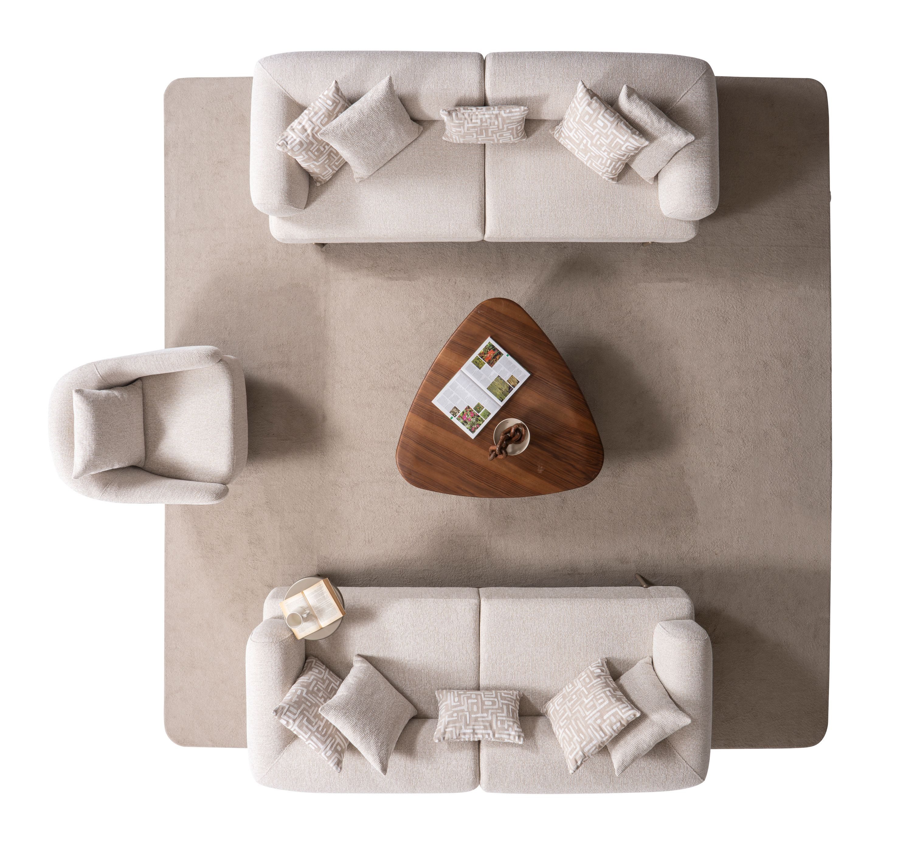 Nobelaa Sofa Sitzgruppe/Sofa Set - Wohnzimmergarnitur "Olvina" 3+3+1