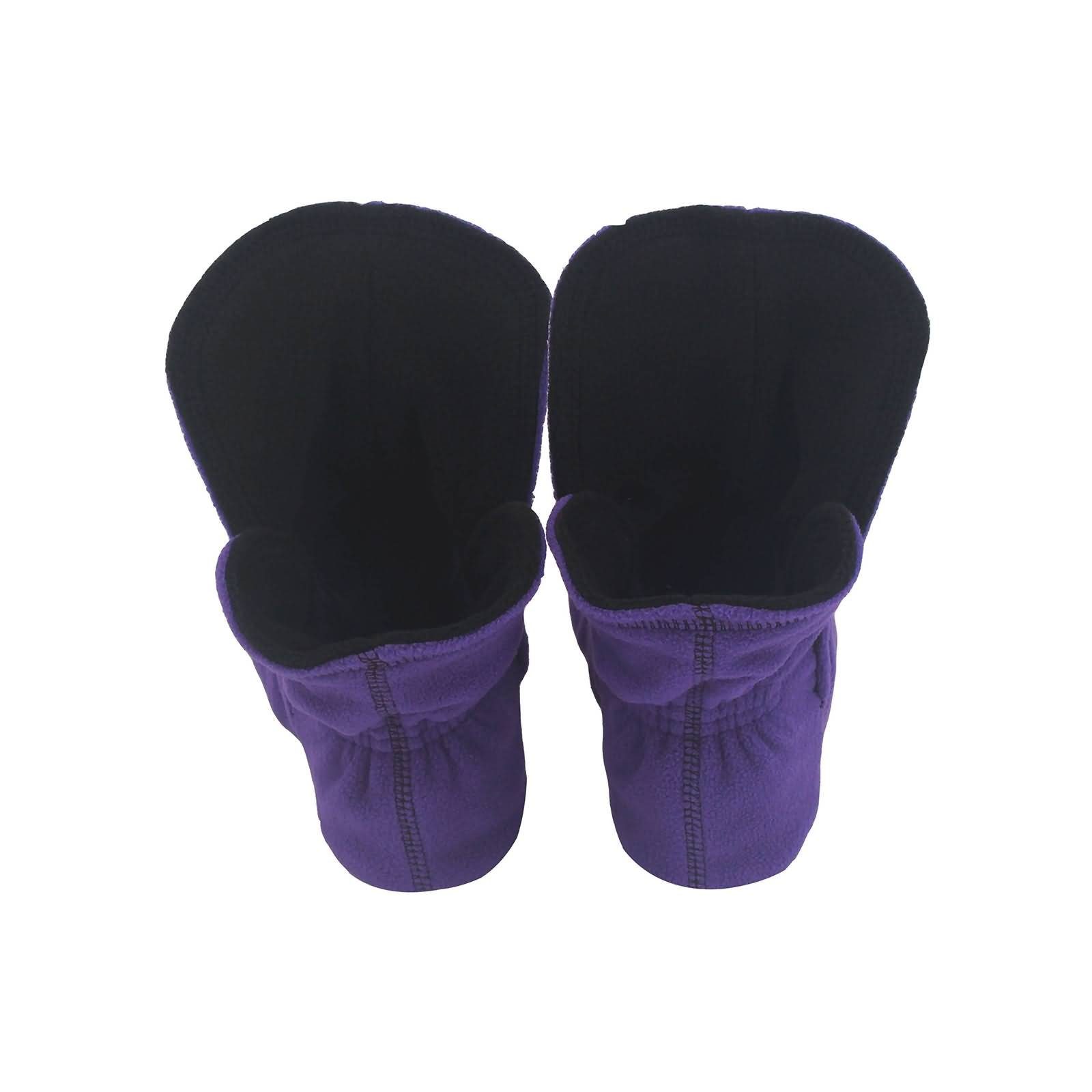 RAIKOU Hausstiefel Hüttenschuhe Stoppersocken für Damen Herren und Kinder  Hausschuh (aus Miro Fleece Super Flauschige) mit ABS und Rutschfester Sohle