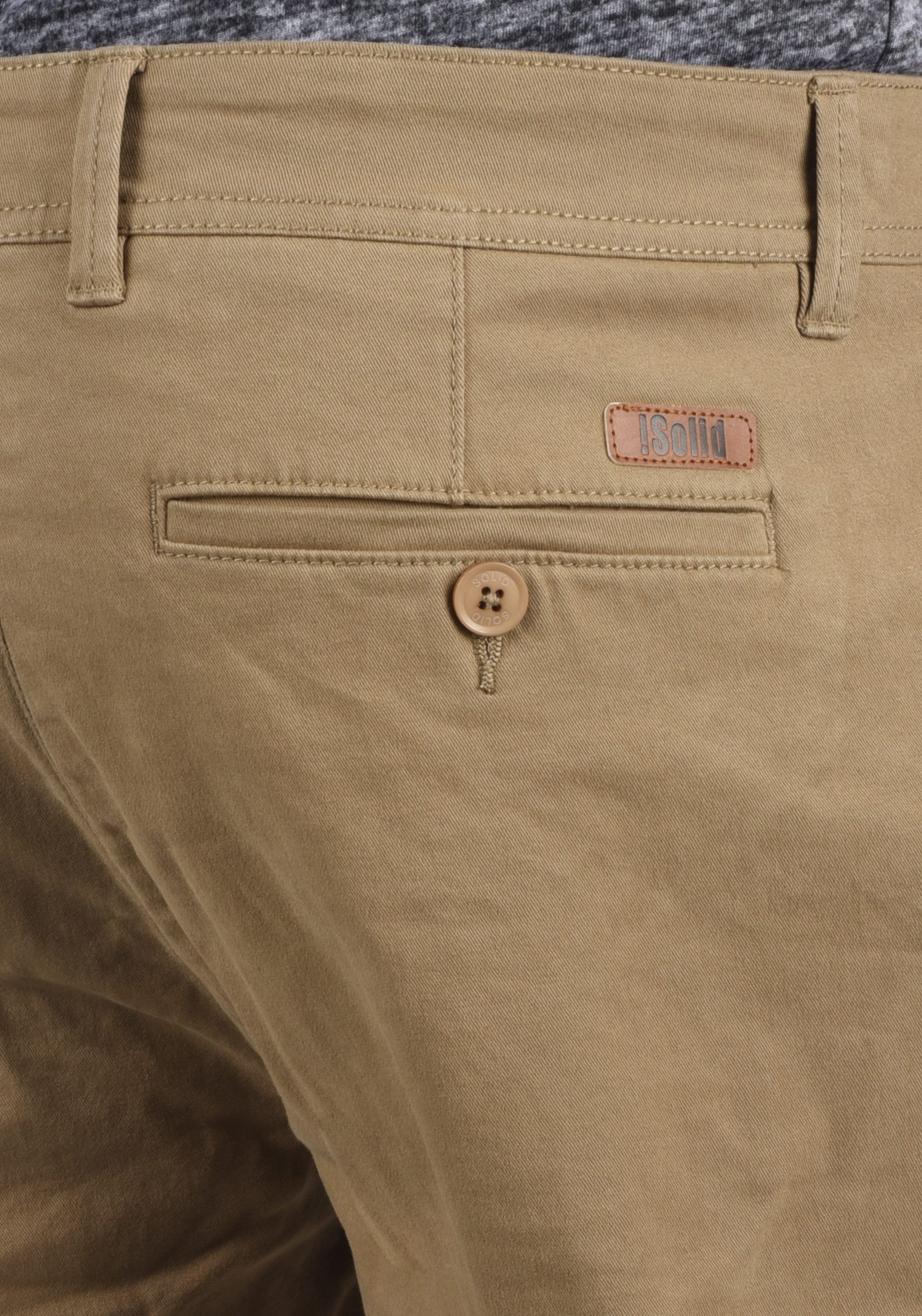 !Solid Chinoshorts SDLomego Kurze Hose mit knöpfbaren Gesäßtaschen
