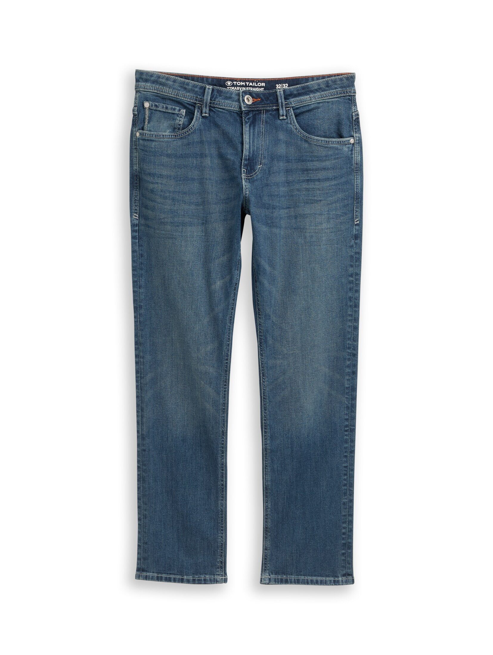 Used Mid Stone Blue Denim