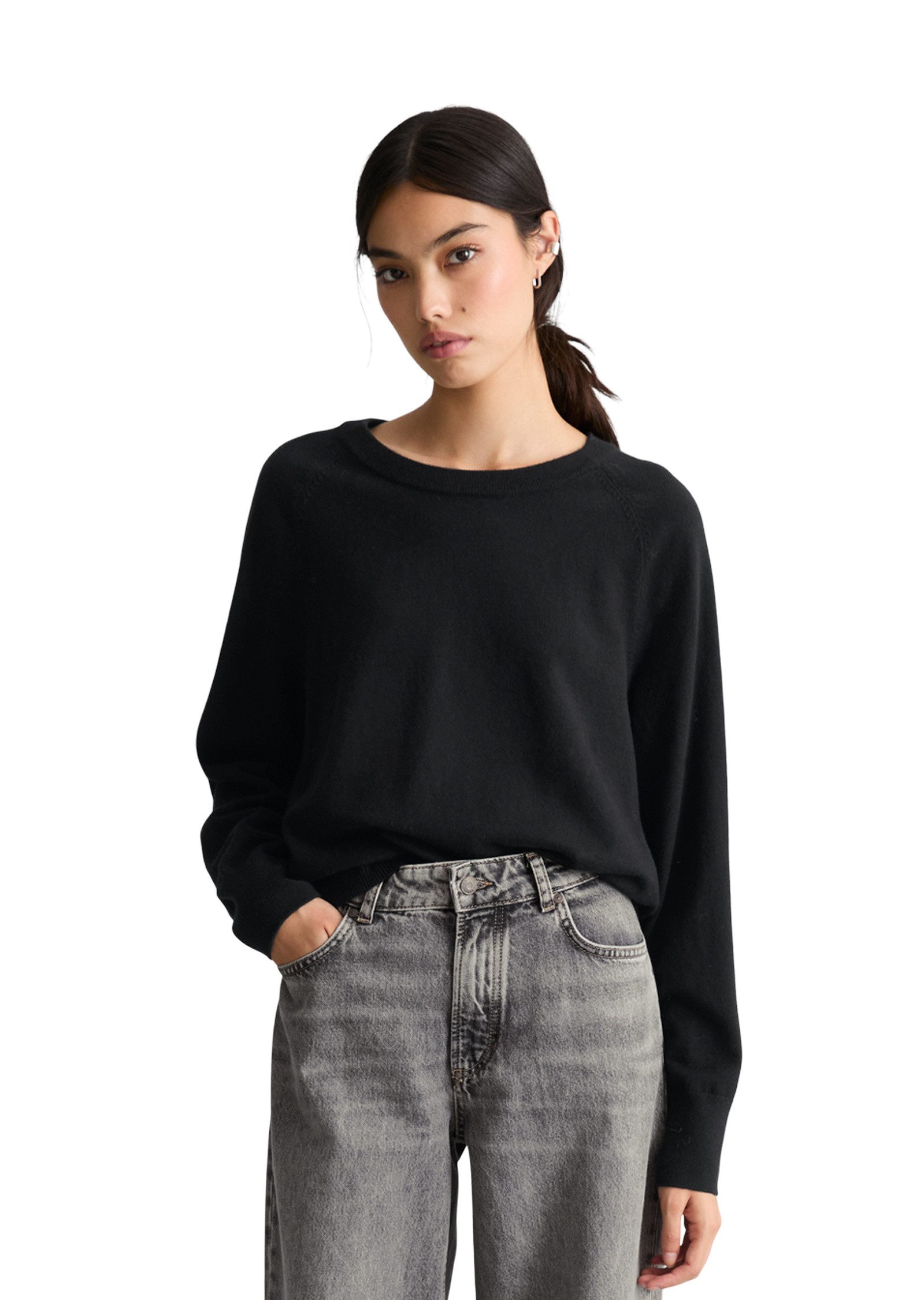 Marc O'Polo DENIM Strickpullover aus Soft Cotton Stretch