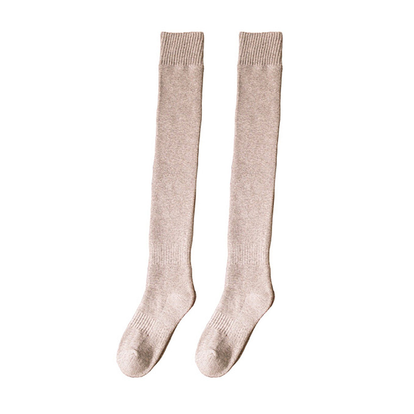 Blusmart Kniestrümpfe Kniestrümpfe Für Damen, Herbst Und Winter, Verdickte Socken In Der Kamel