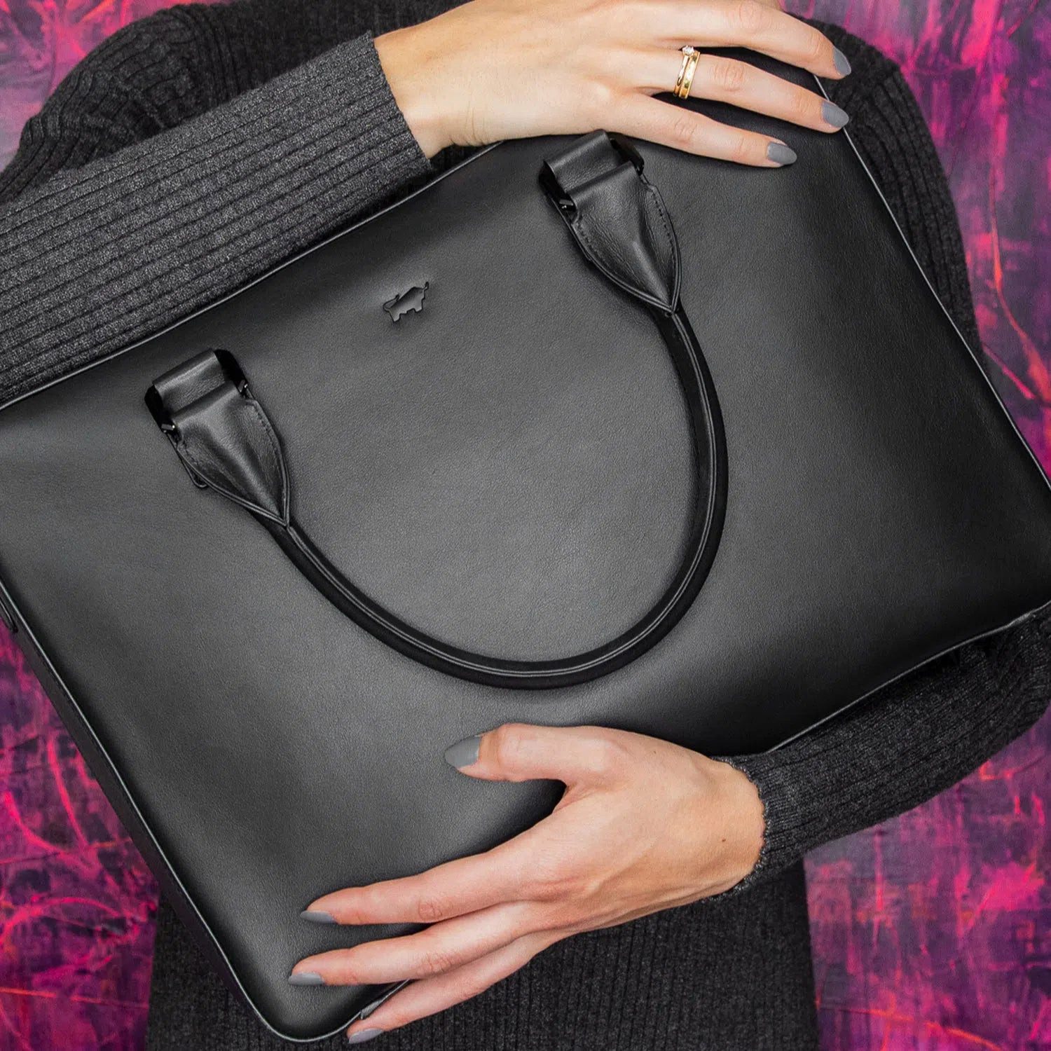 Braun Büffel Laptoptasche BB Art Edition No.1 Businesstasche blau